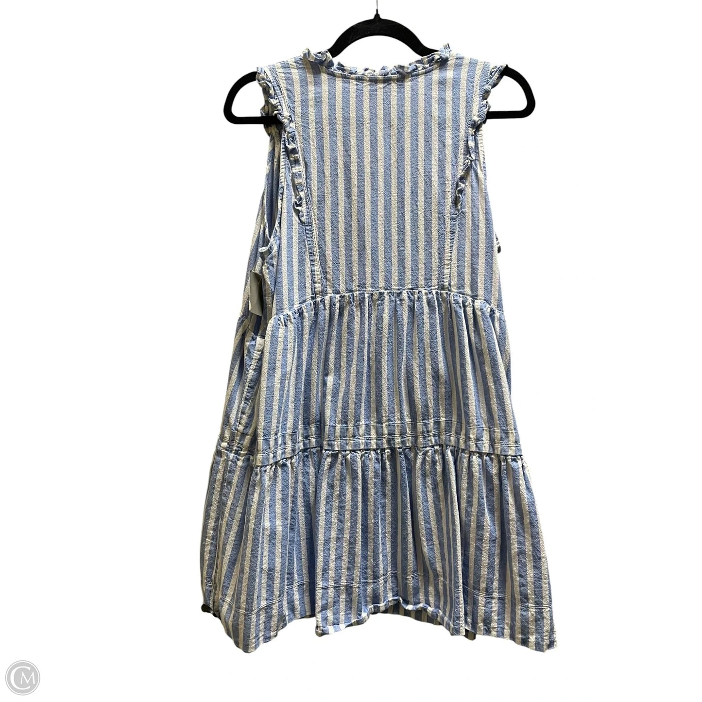 Dress Casual Maxi By Vineyard Vines In Striped Pattern, Size: L