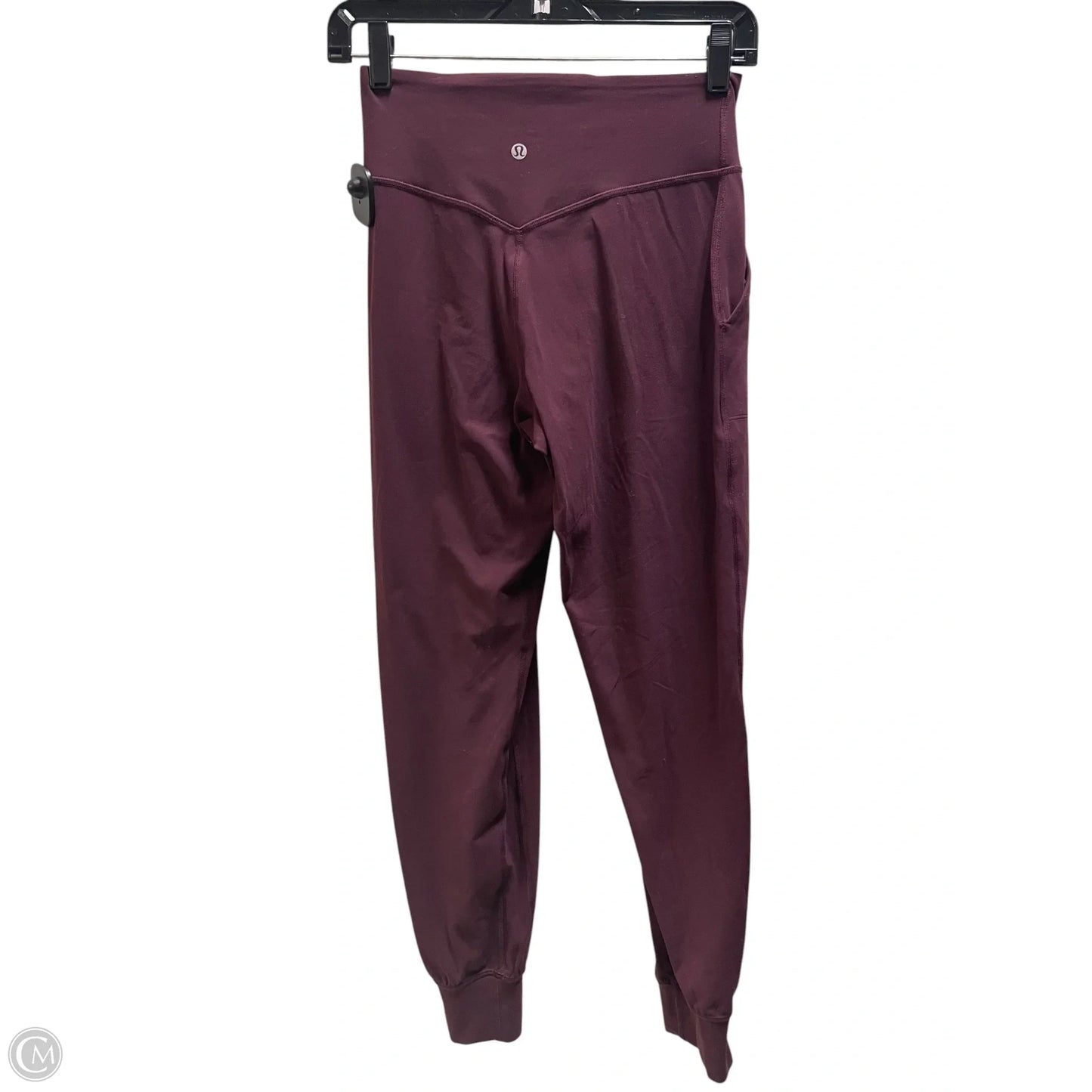 Athletic Leggings By Lululemon In Maroon, Size: 4