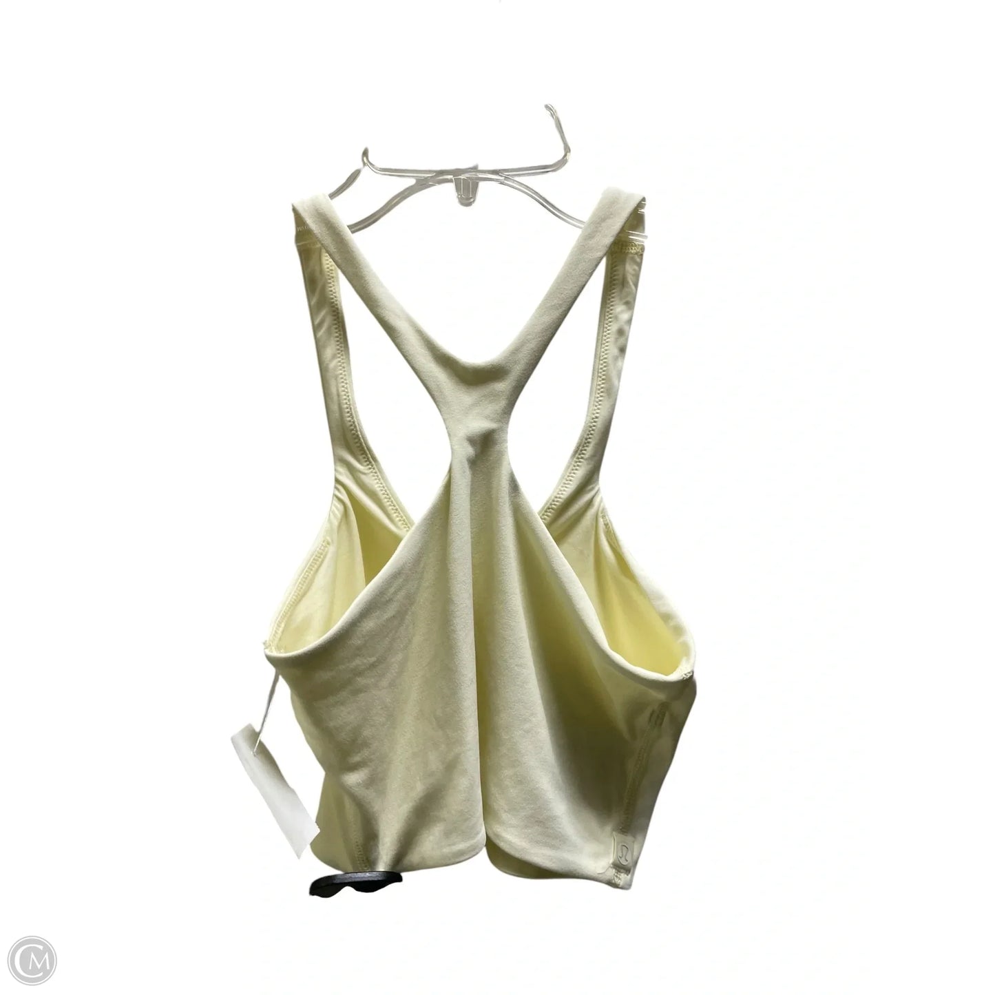 Athletic Bra By Lululemon In Yellow, Size: Xs