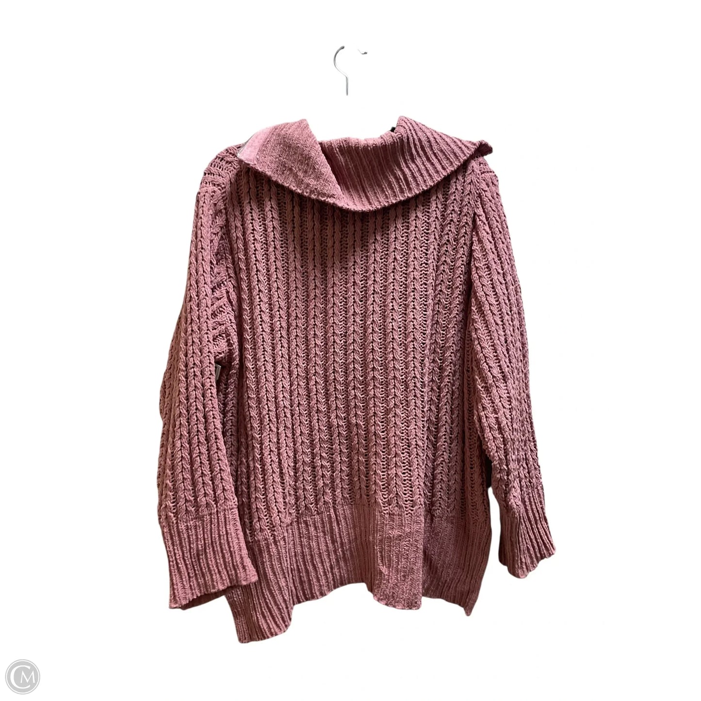 Sweater By Simply Southern In Pink, Size: 2x