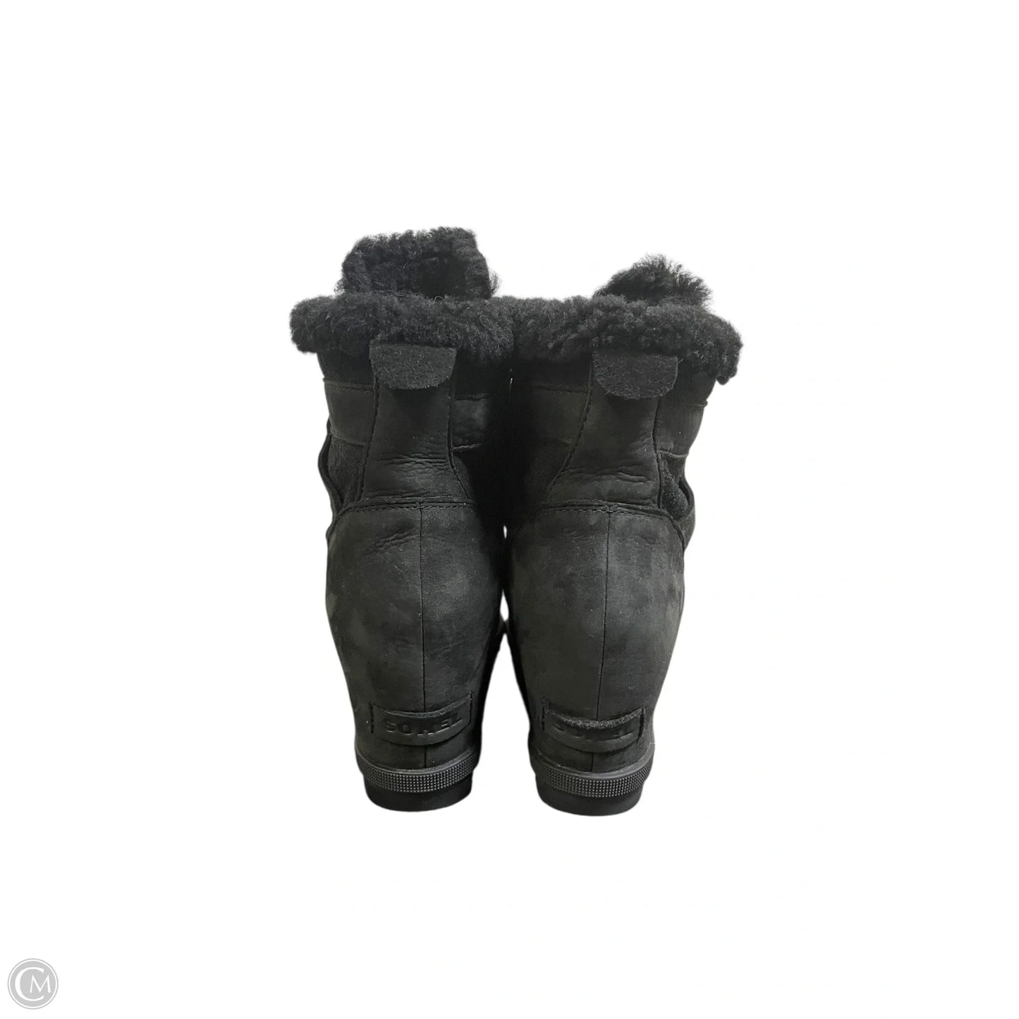 Boots Ankle Heels By Sorel In Black, Size: 8