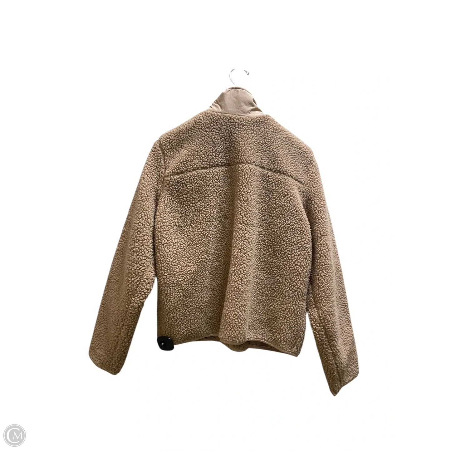 Sweatshirt Collar By Clothes Mentor In Brown, Size: M