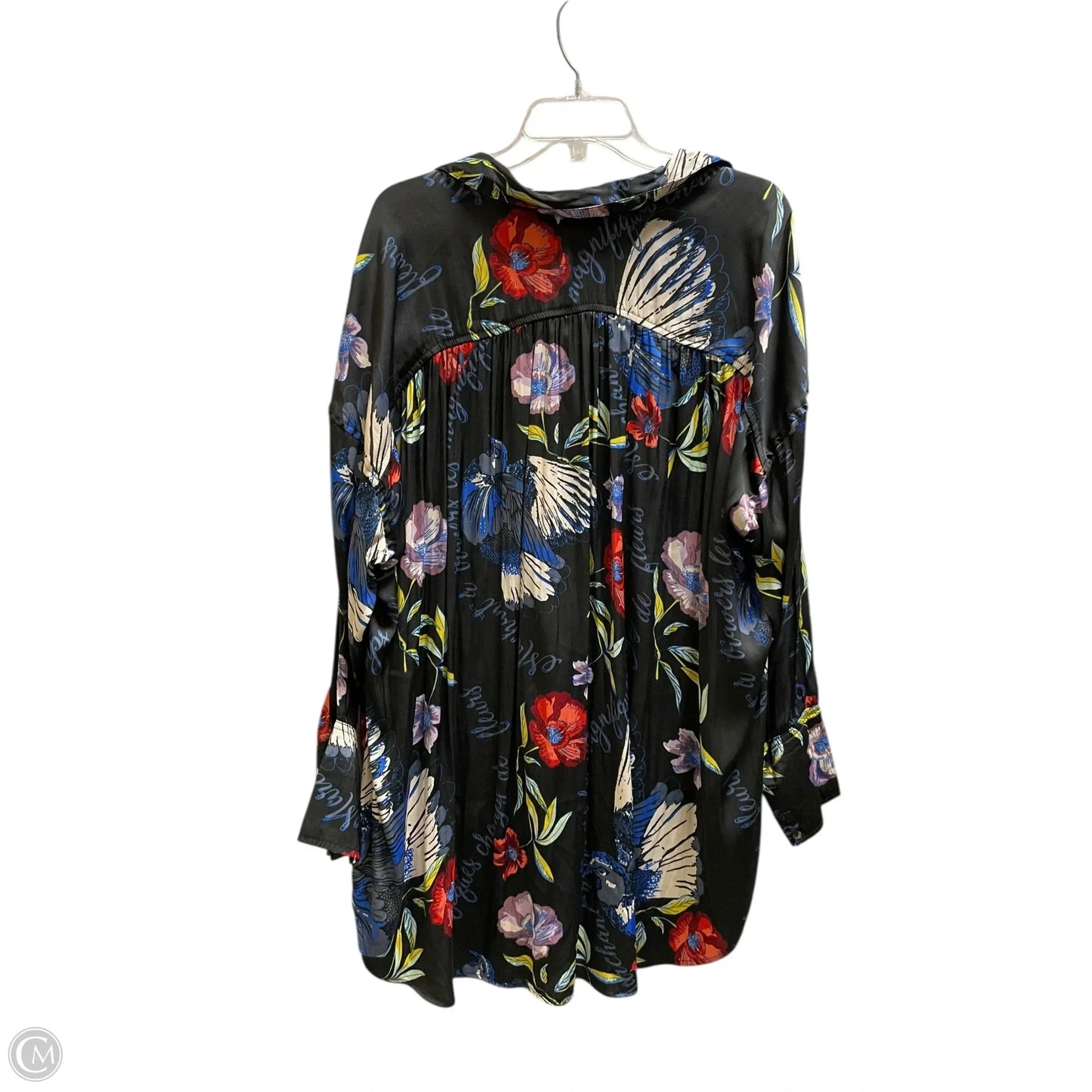 Top Long Sleeve By Free People In Black, Size: M