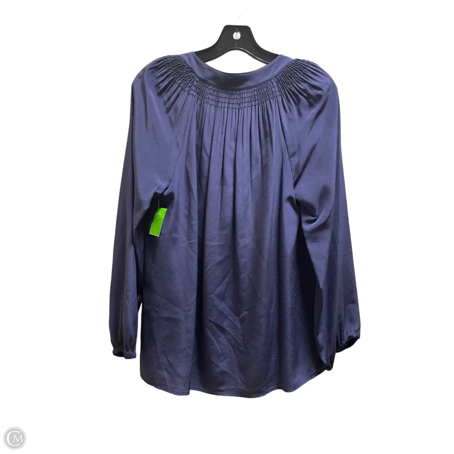 Top Long Sleeve Designer By Lilly Pulitzer In Navy, Size: M