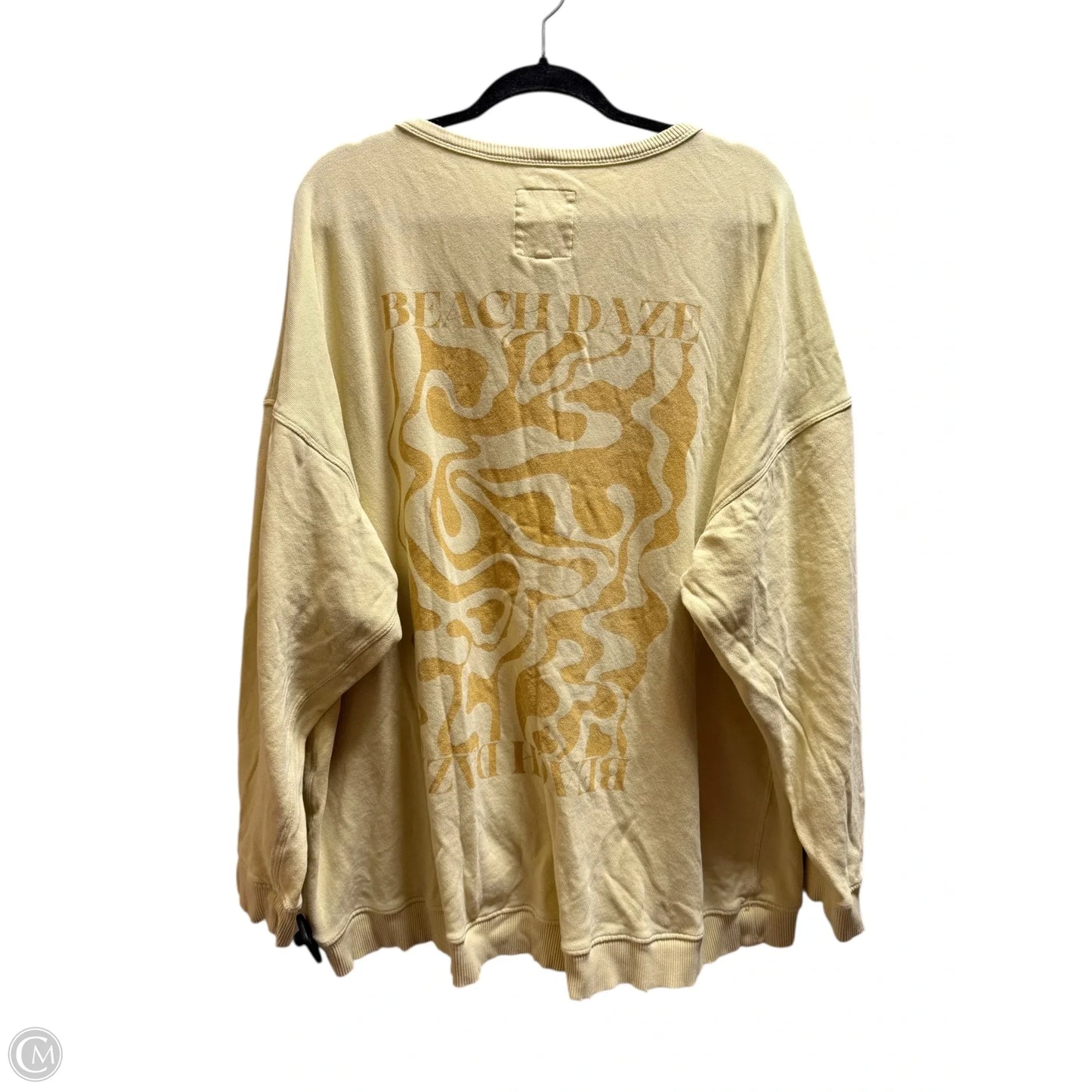 Sweatshirt Collar By Aerie In Yellow, Size: Xl