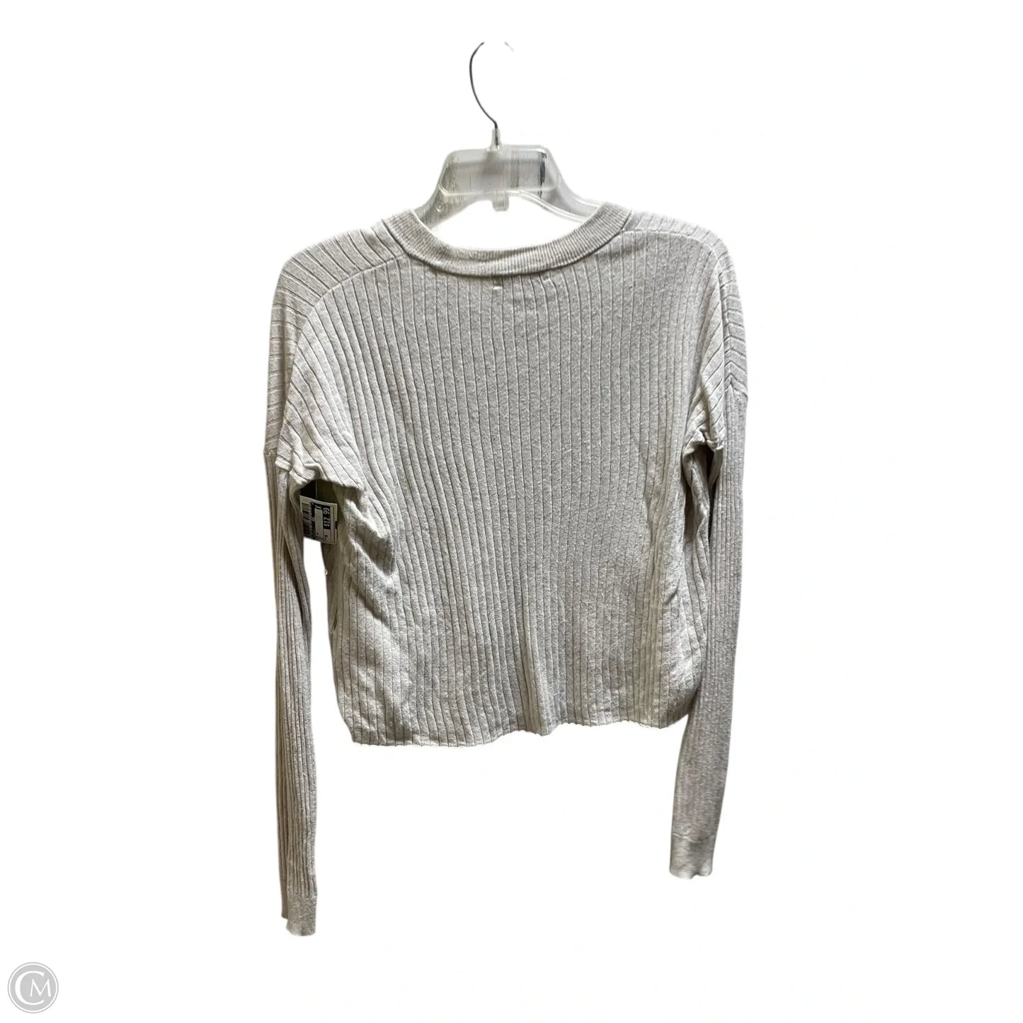 Top Long Sleeve By Madewell In Grey, Size: Xs