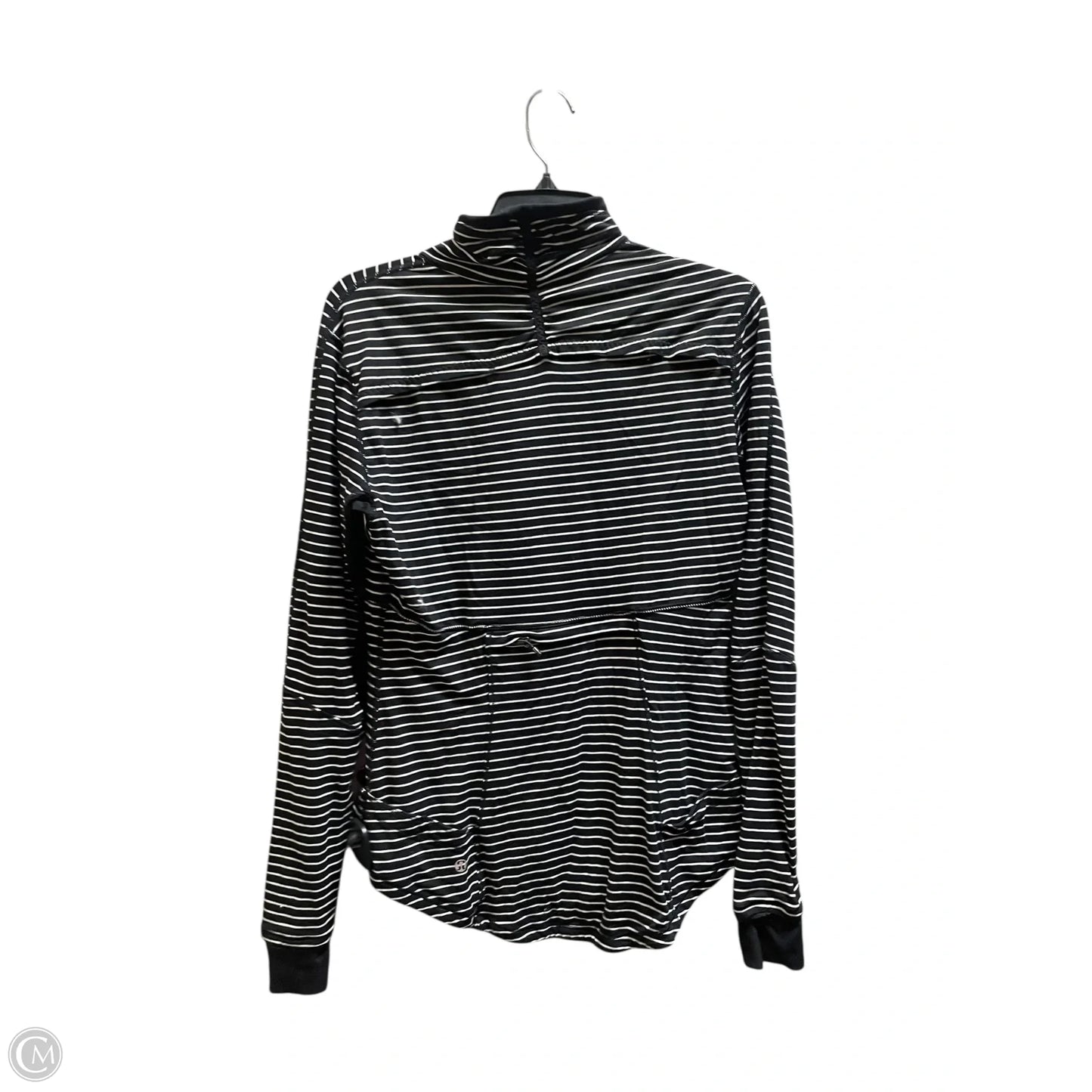 Athletic Jacket By Lululemon In Black, Size: M