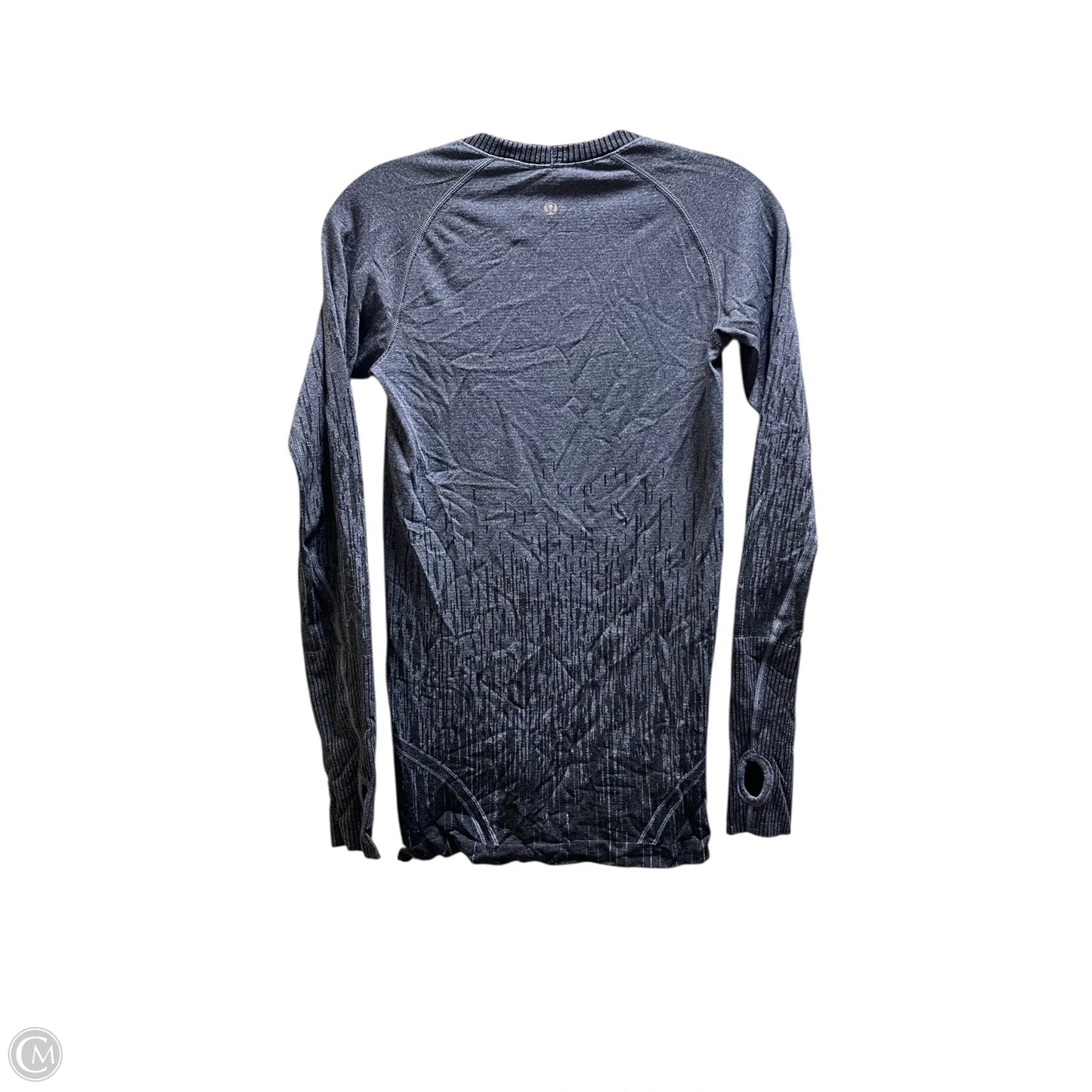 Athletic Top Long Sleeve Crewneck By Lululemon In Blue, Size: 6