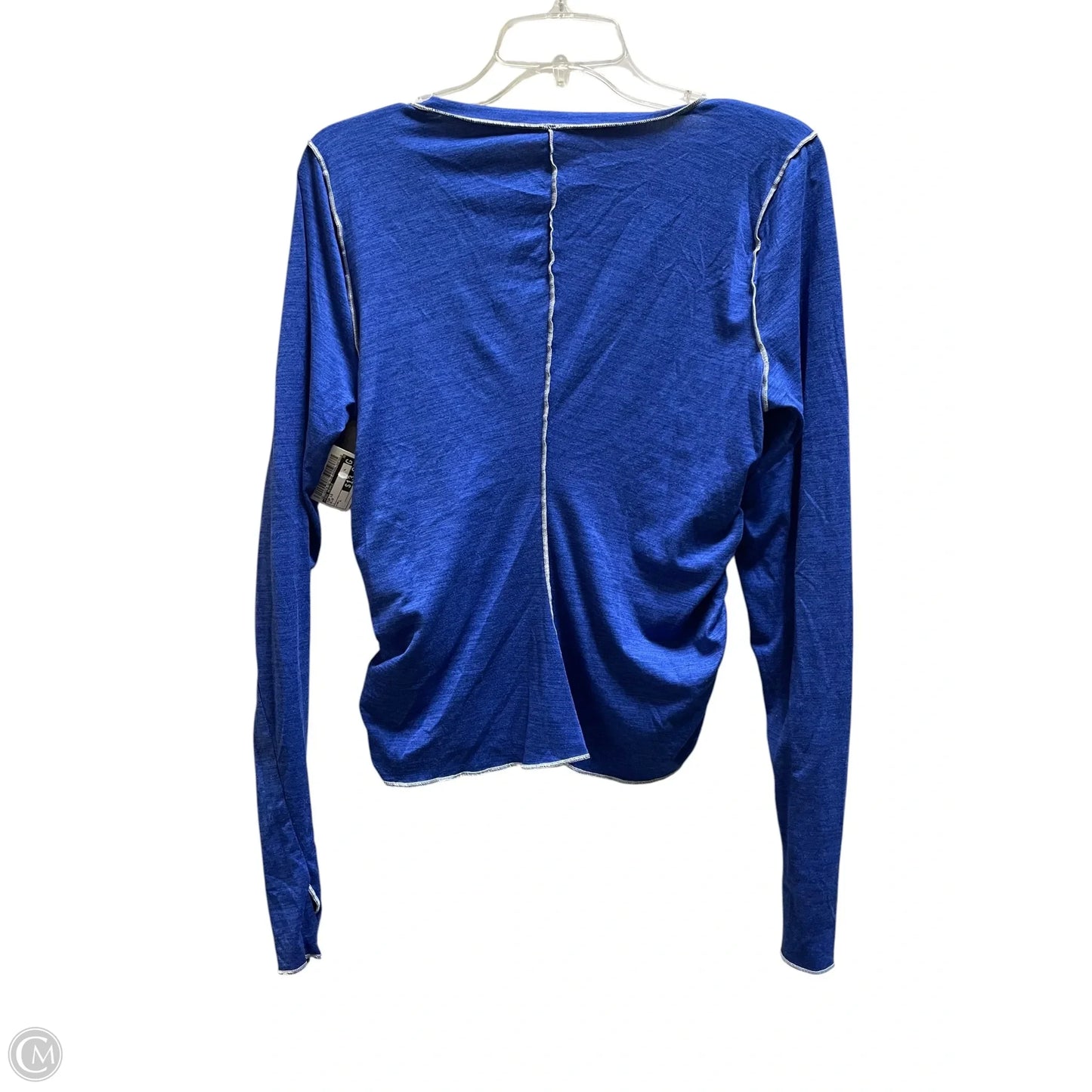 Top Long Sleeve By Free People In Blue, Size: L