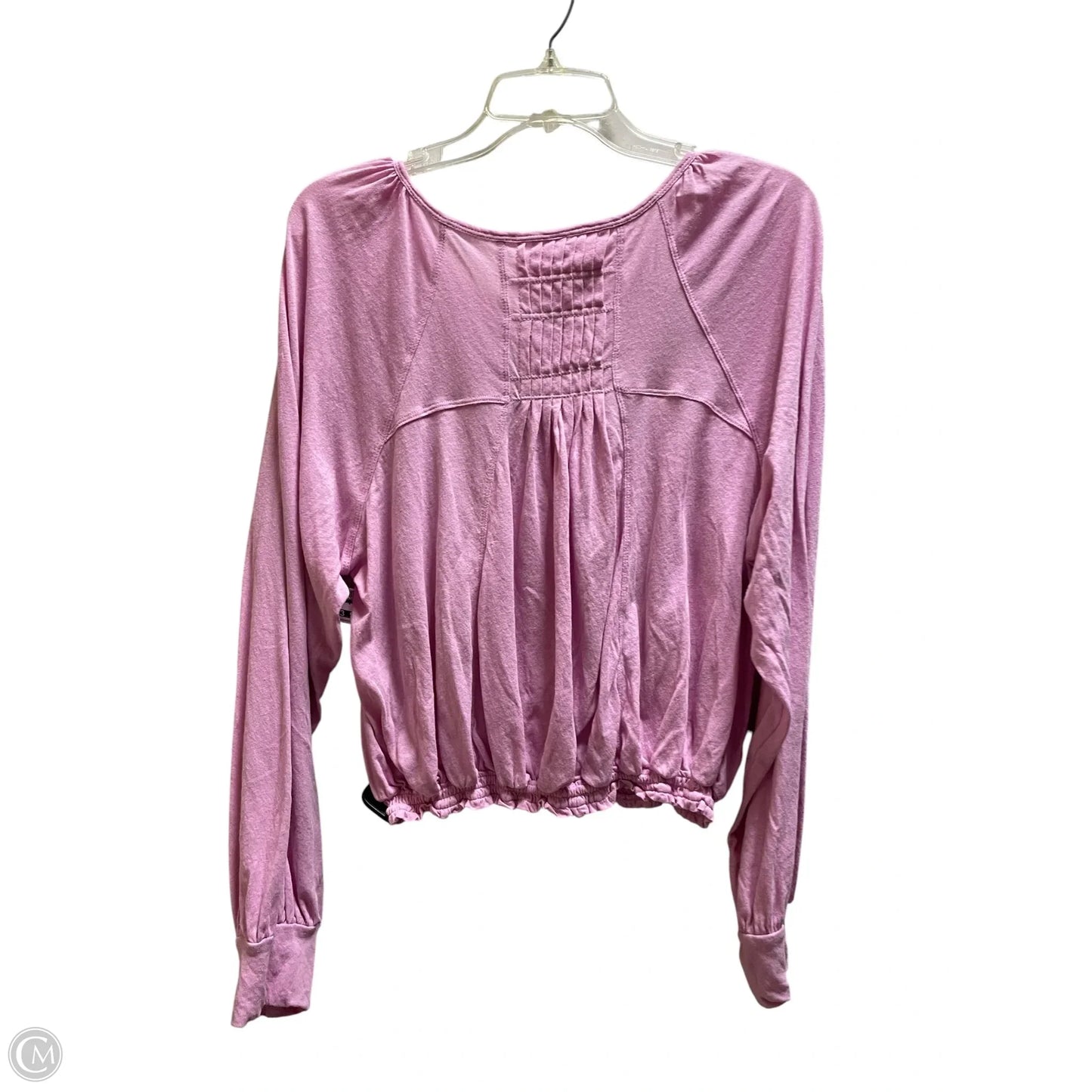 Top Long Sleeve By Free People In Pink, Size: Xl