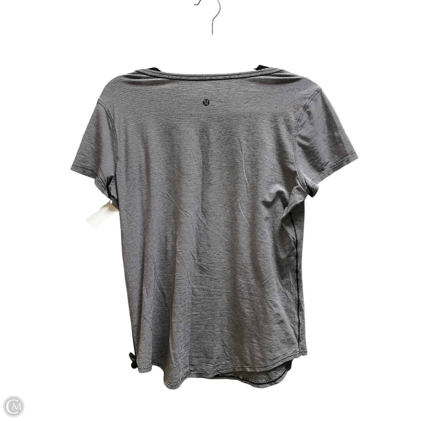 Top Short Sleeve By Lululemon In Black, Size: S
