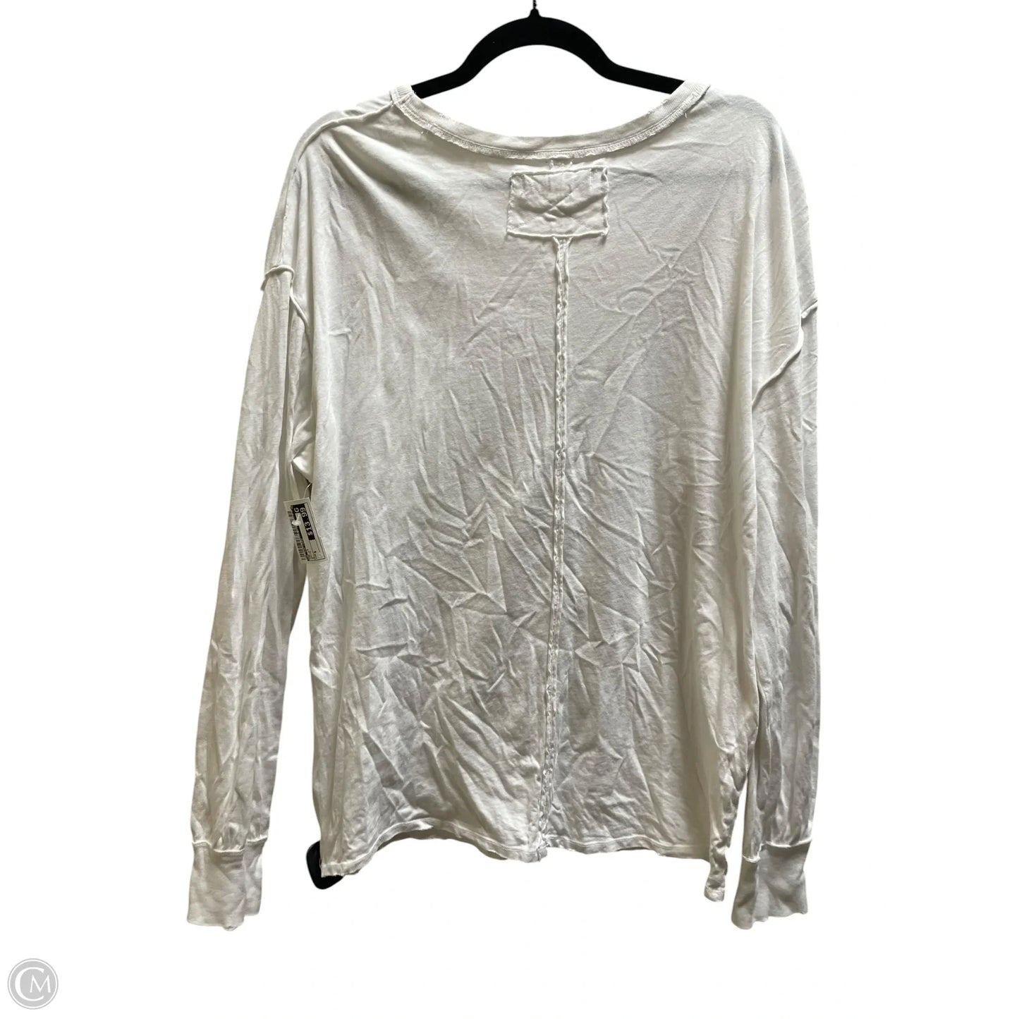 Top Long Sleeve By We The Free In White, Size: S