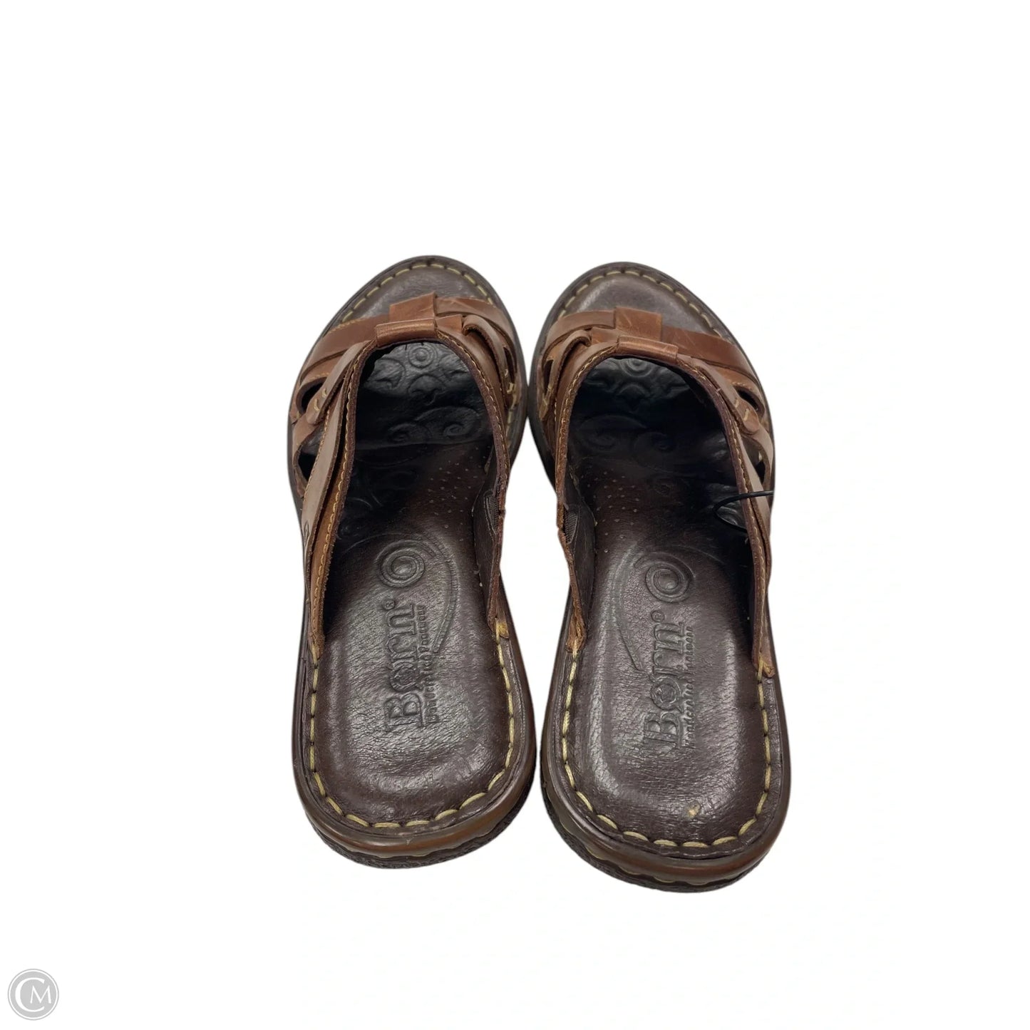 Sandals Flats By Born In Brown, Size: 11
