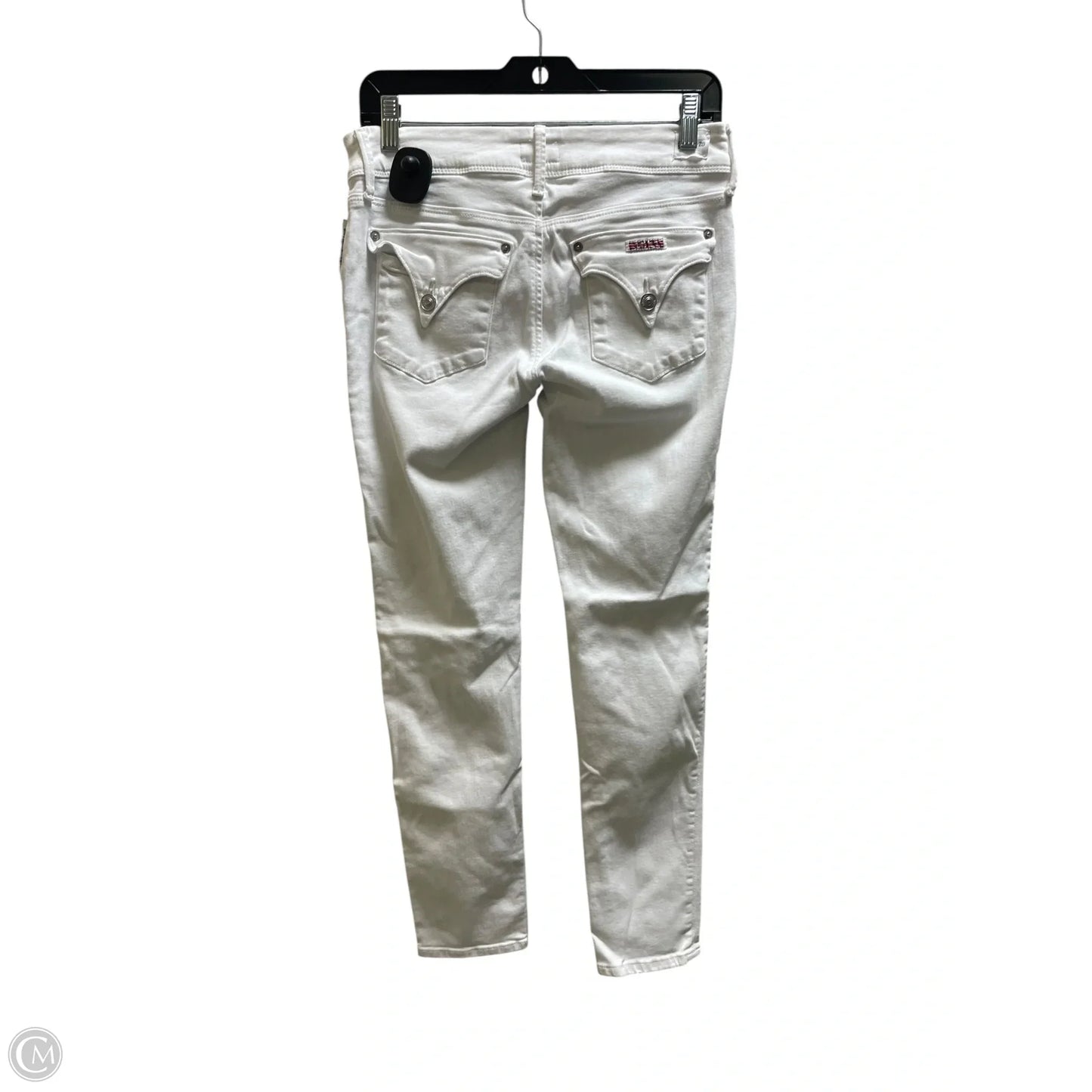 Jeans Skinny By Hudson In White, Size: 6