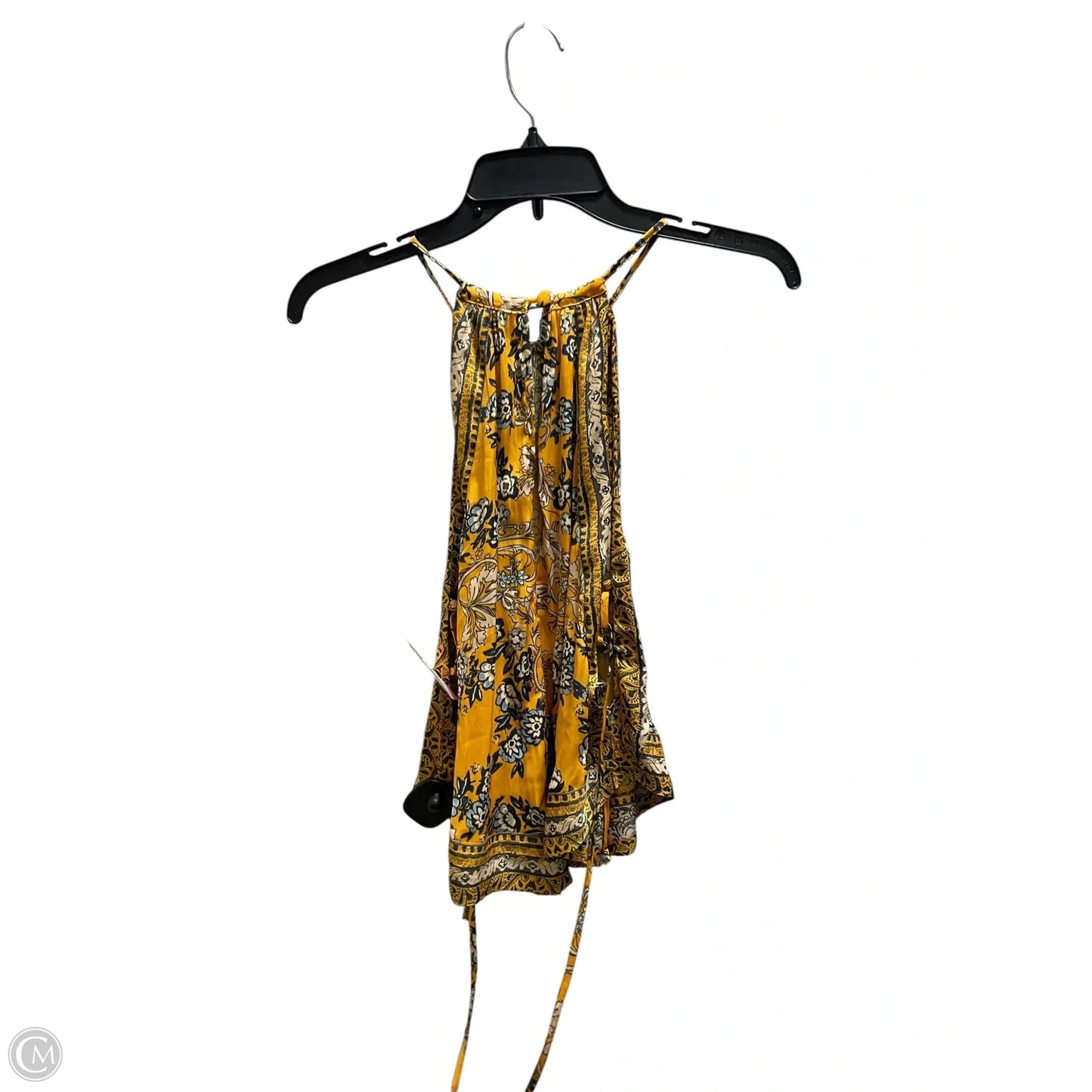 Top Sleeveless By Free People In Yellow, Size: S