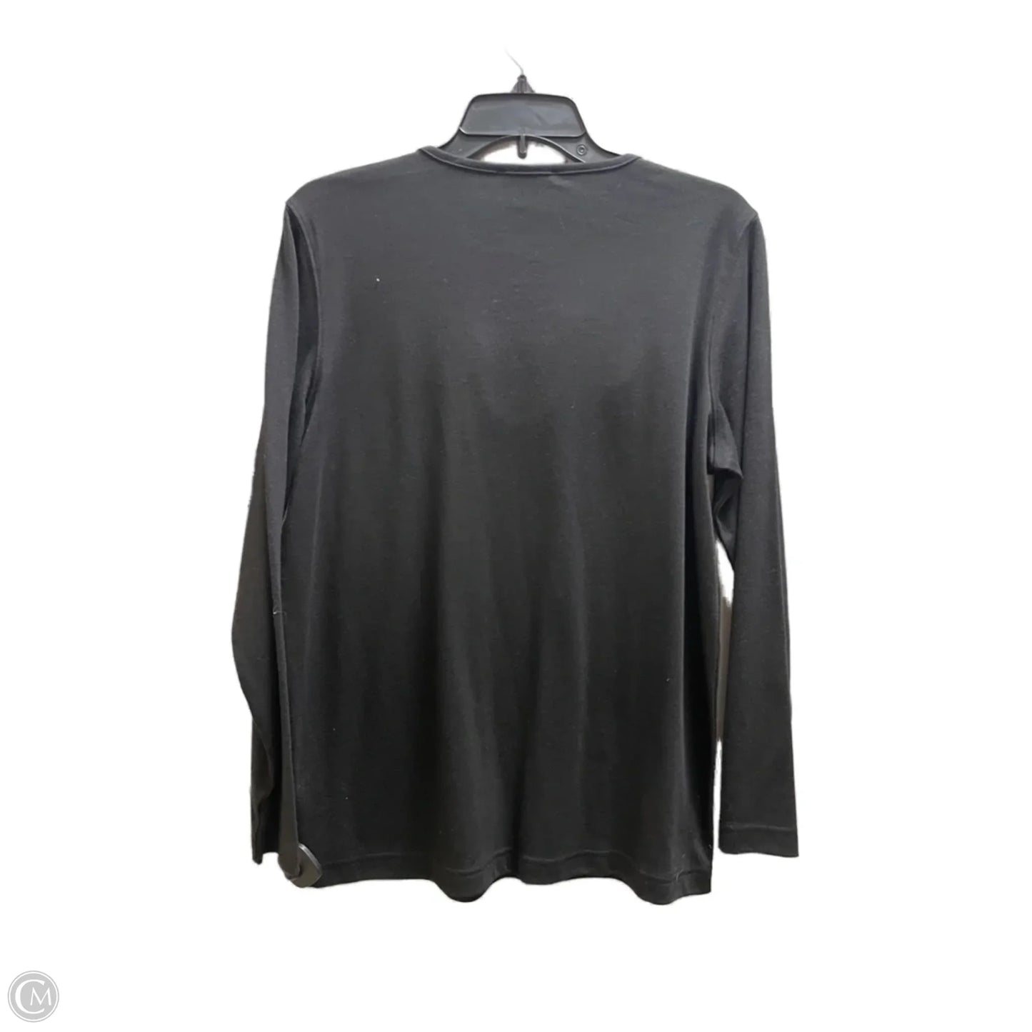Top Long Sleeve By Clothes Mentor In Black, Size: L