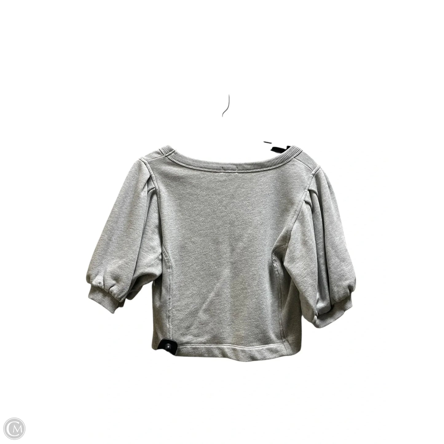 Top Short Sleeve By Aerie In Grey, Size: S