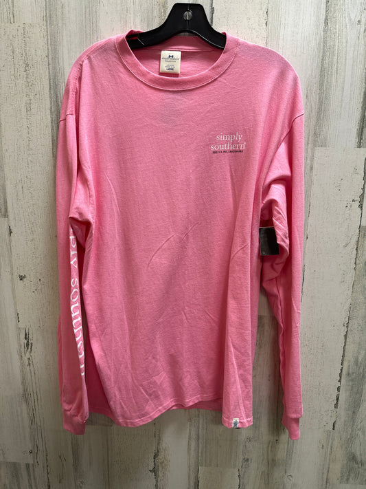 Top Long Sleeve By Simply Southern  Size: L