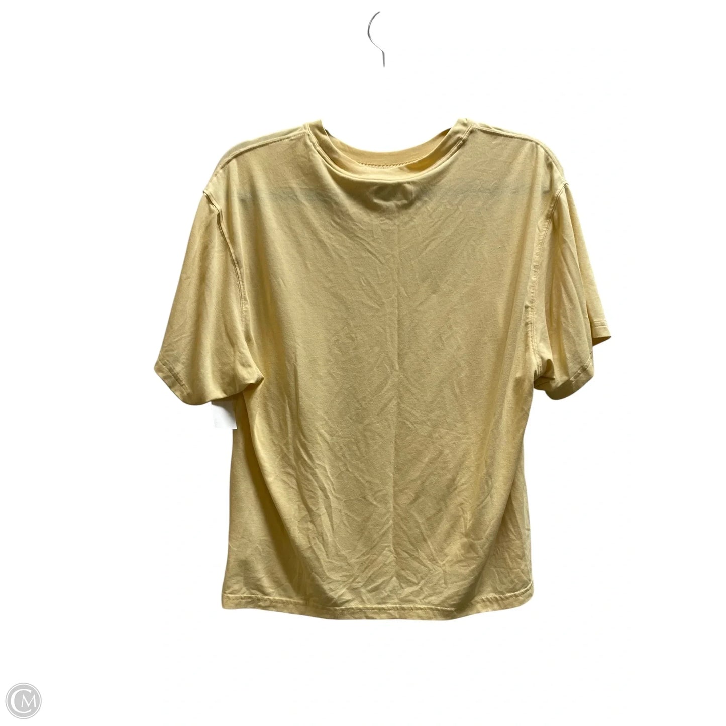 Top Short Sleeve By Columbia In Yellow, Size: M