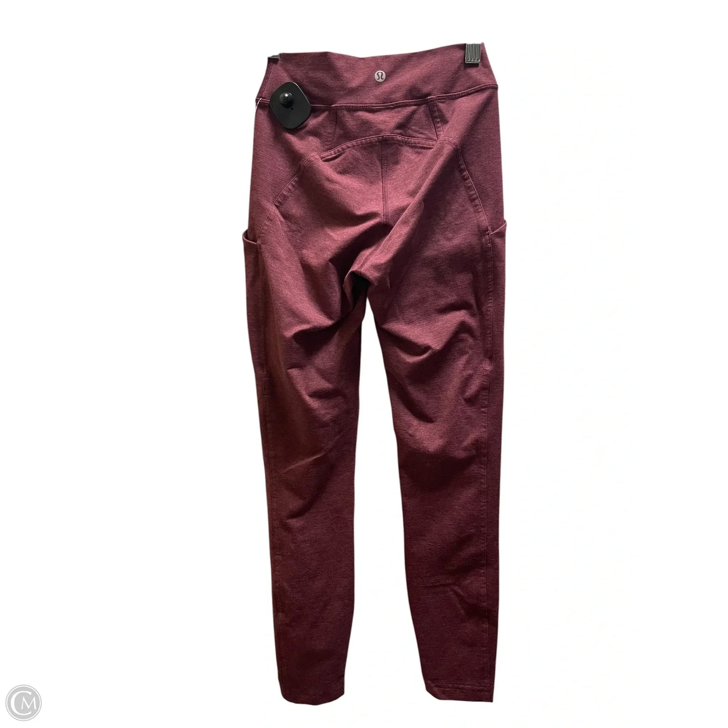 Athletic Leggings By Lululemon In Maroon, Size: 4