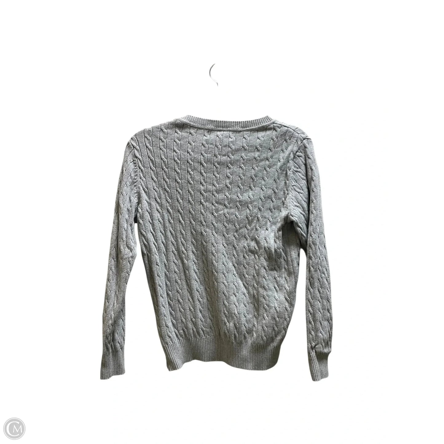 Sweater By Karen Scott In Grey, Size: M