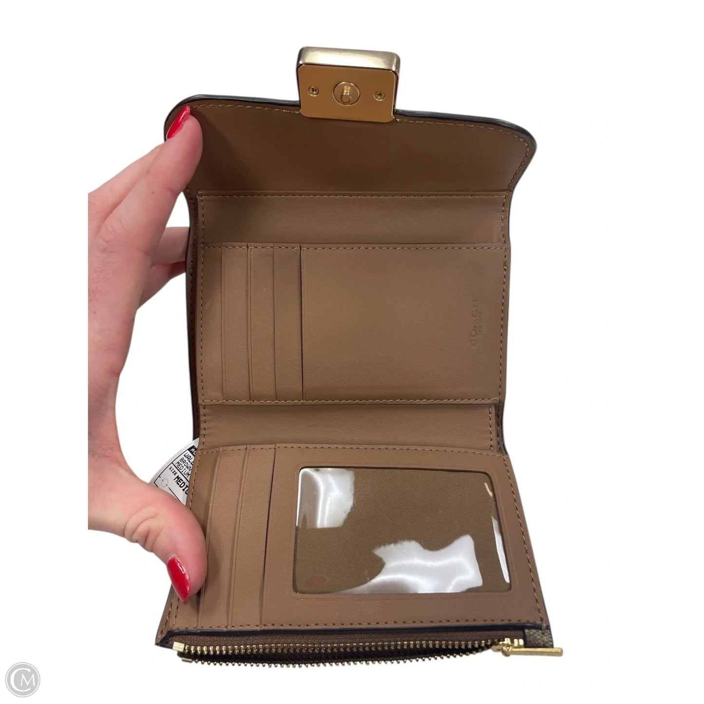 Wallet Designer By Coach, Size: Medium