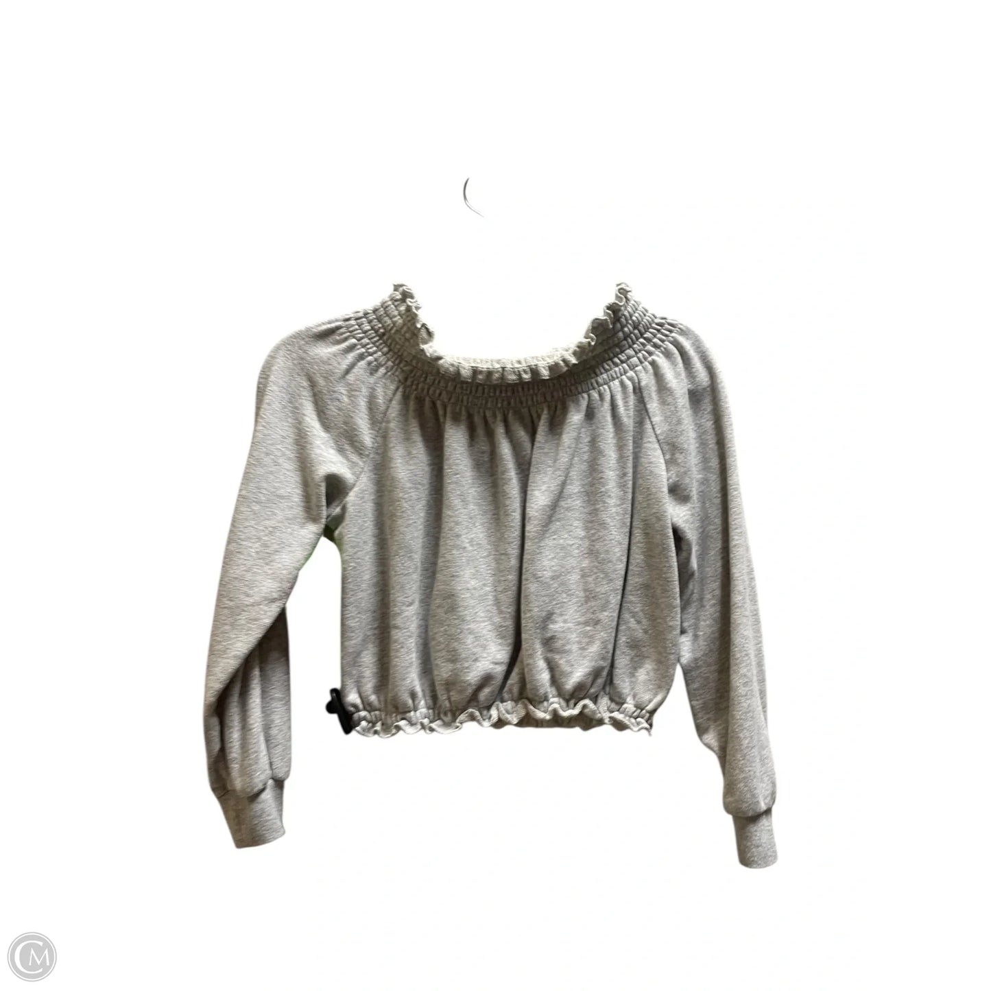 Top Long Sleeve By Garage In Grey, Size: S