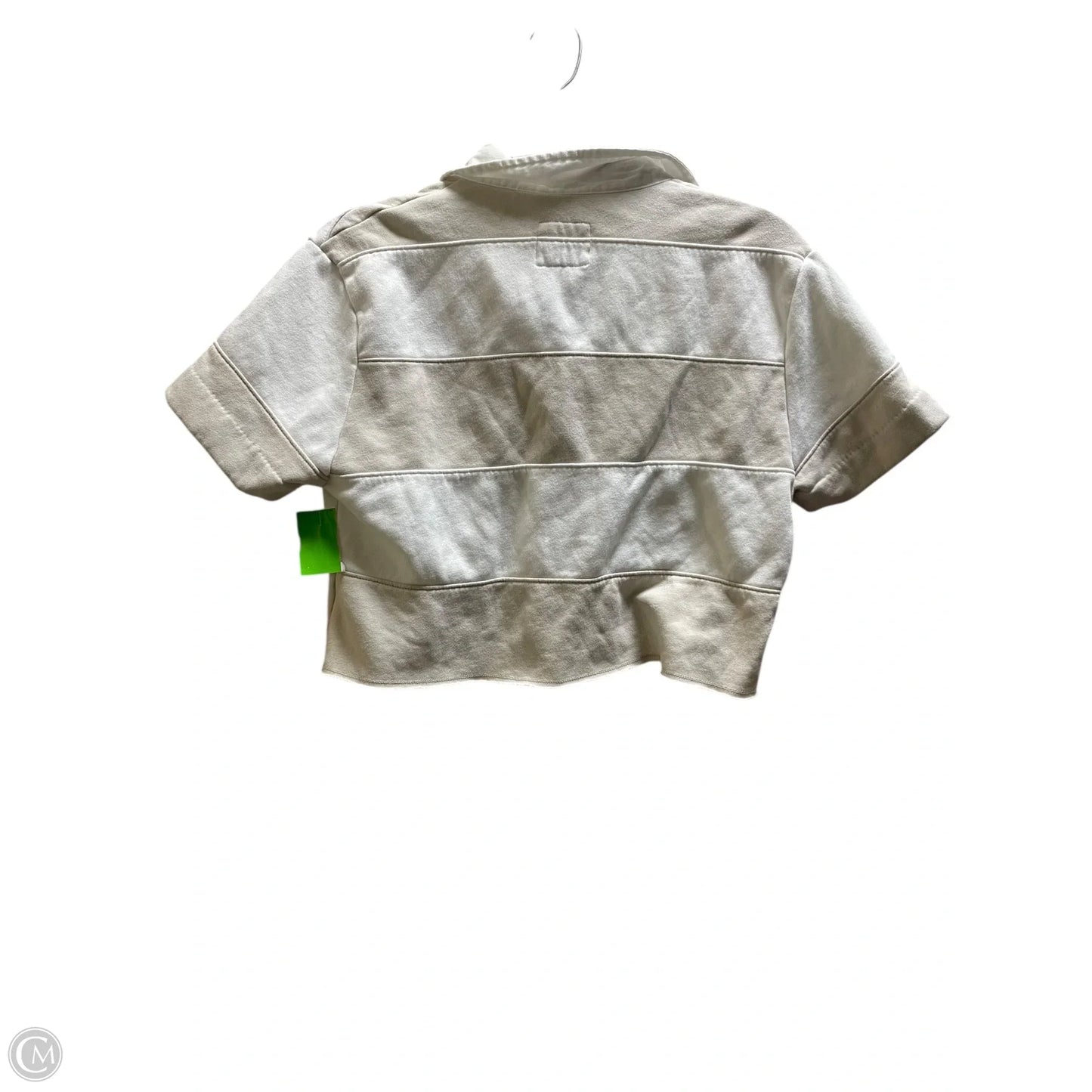 Top Short Sleeve By Abercrombie And Fitch In Striped Pattern, Size: Xs