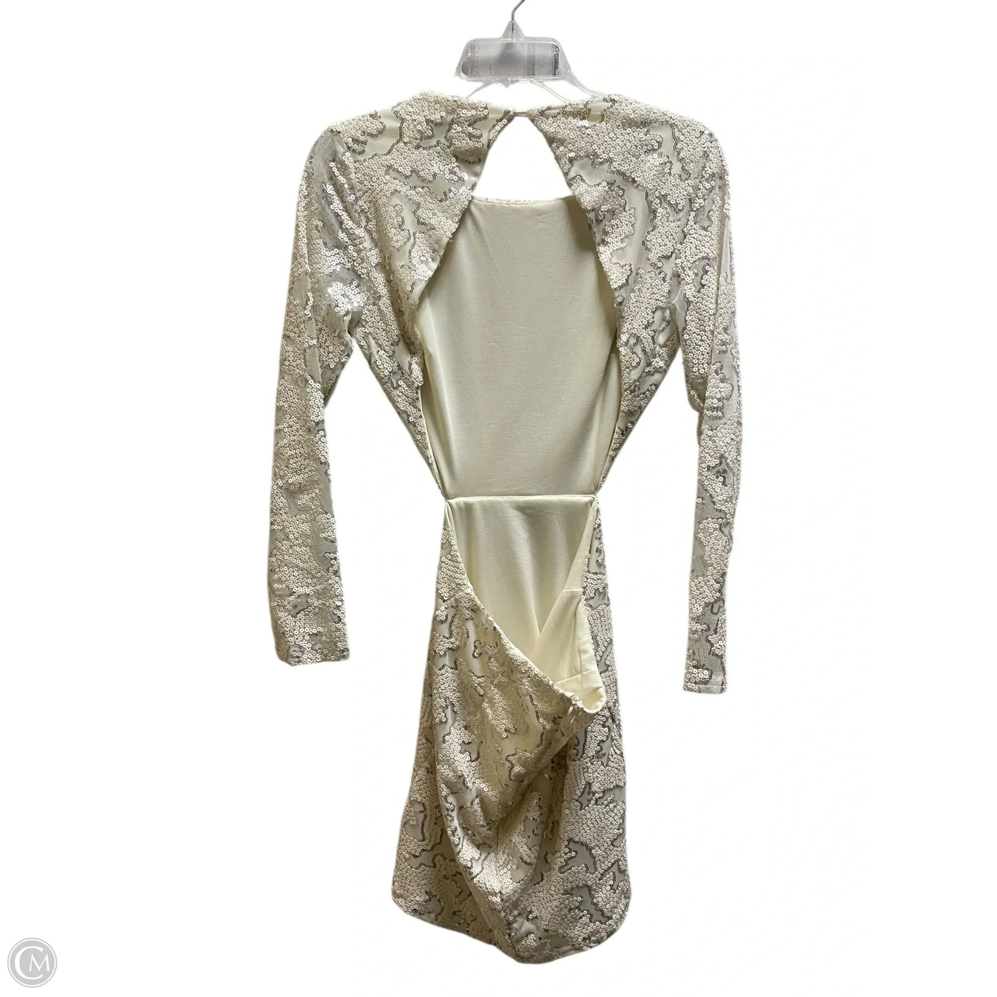 Dress Party Short By 4s13nna In Cream, Size: S