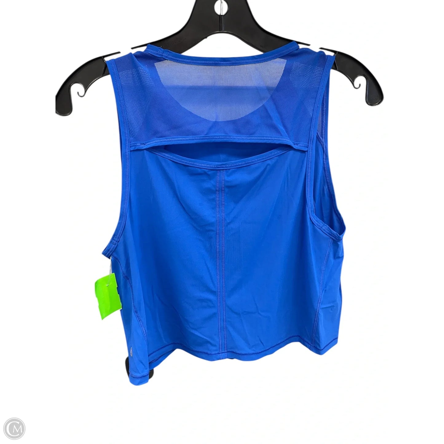 Athletic Top Short Sleeve By Lululemon In Blue, Size: Xs