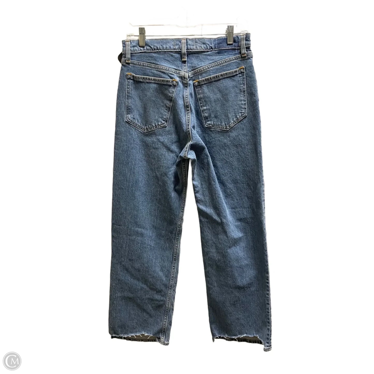 Jeans Straight By Abercrombie And Fitch In Blue Denim, Size: 6