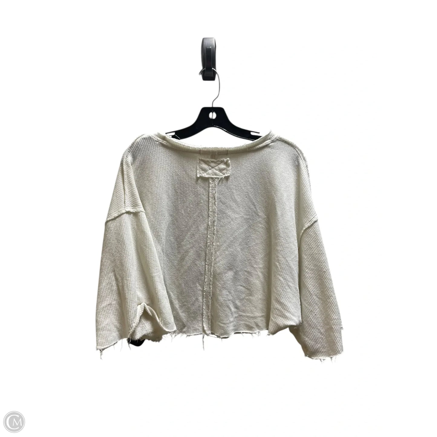 Top Long Sleeve By We The Free In White, Size: S