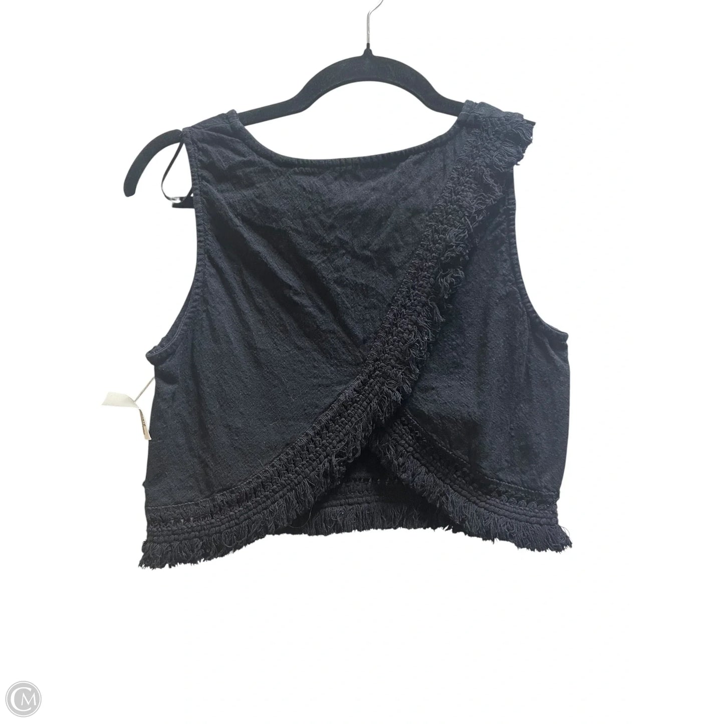 Top Sleeveless By Cotton On In Black, Size: S