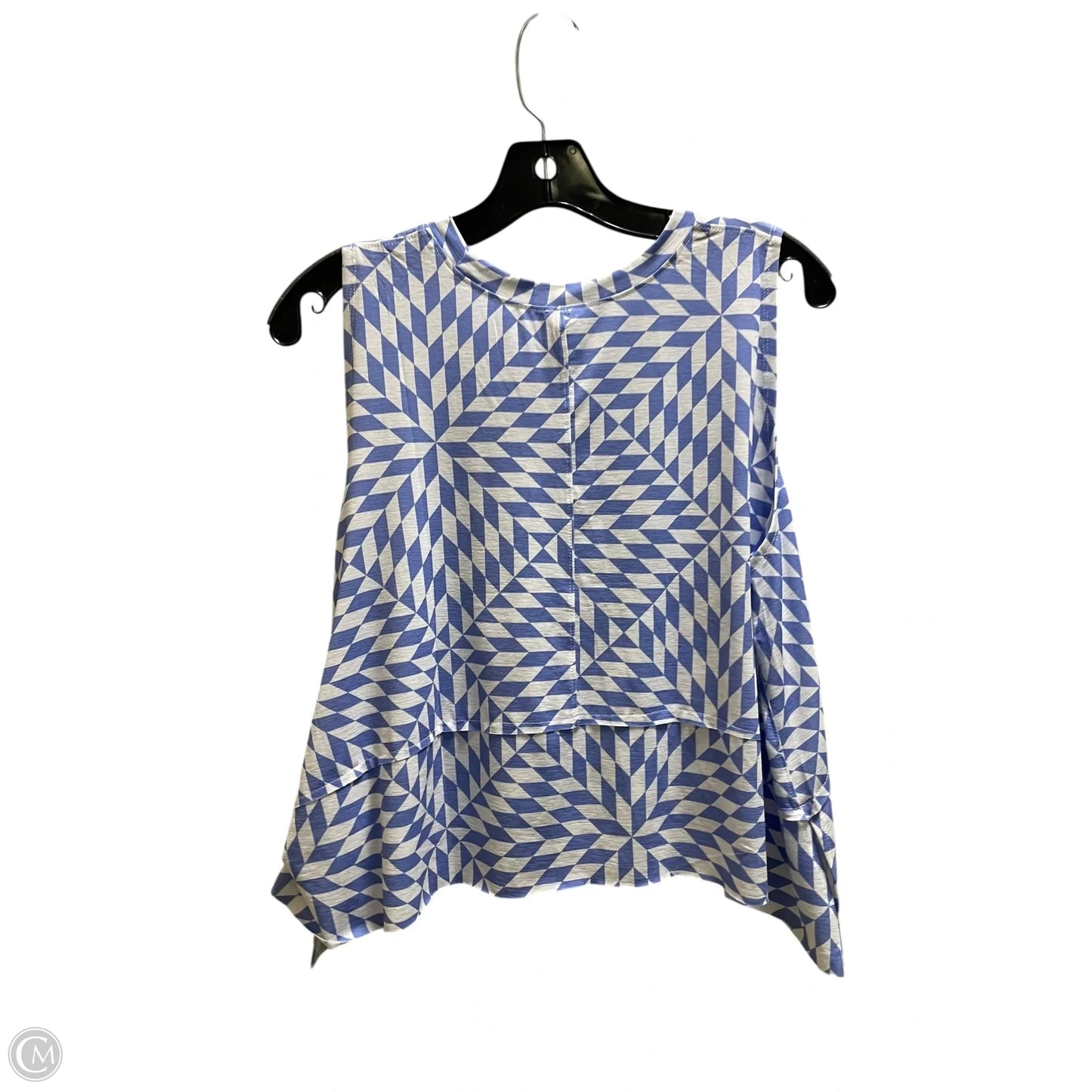 Top Sleeveless By Free People In Blue & Brown, Size: S