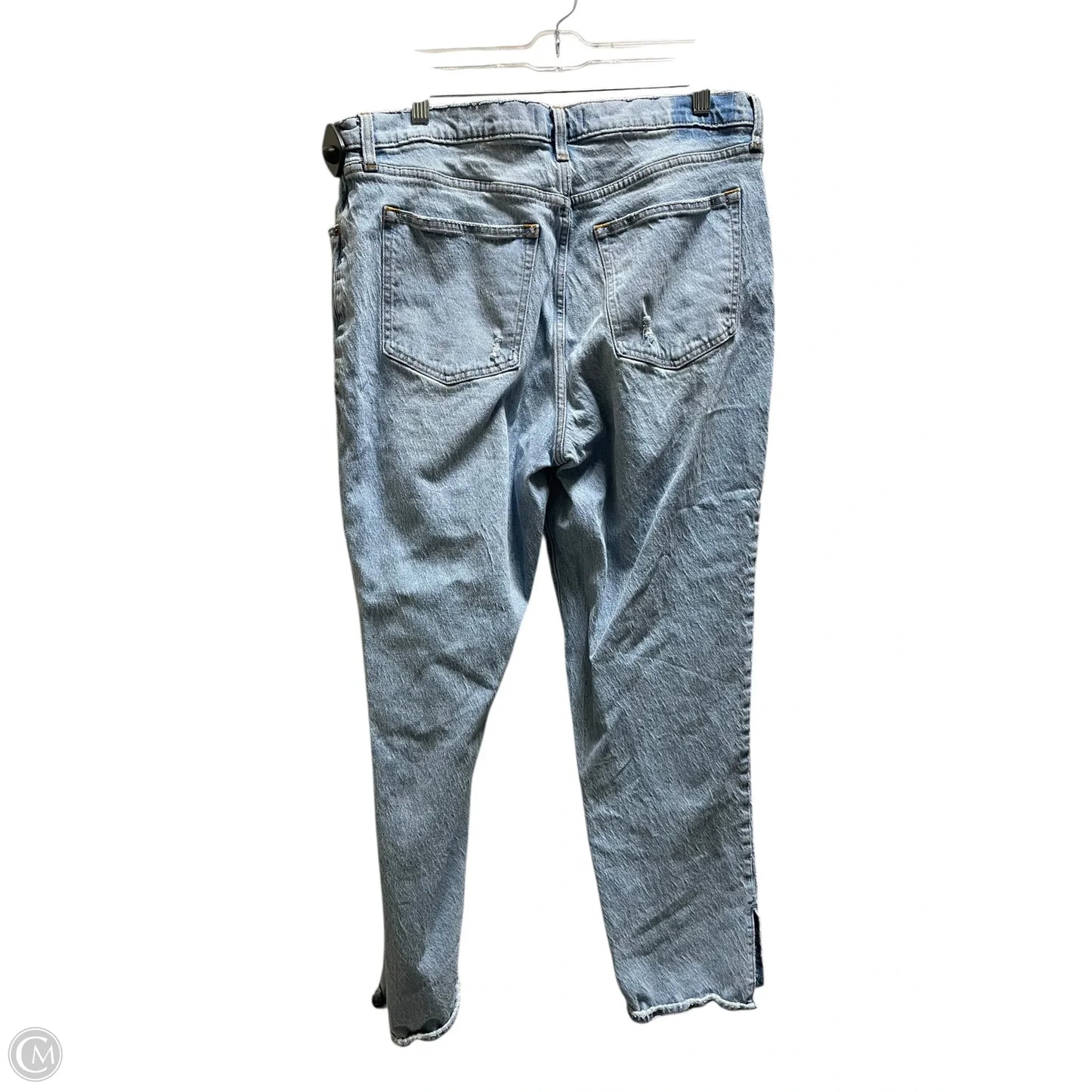 Jeans Straight By Abercrombie And Fitch In Blue Denim, Size: 16