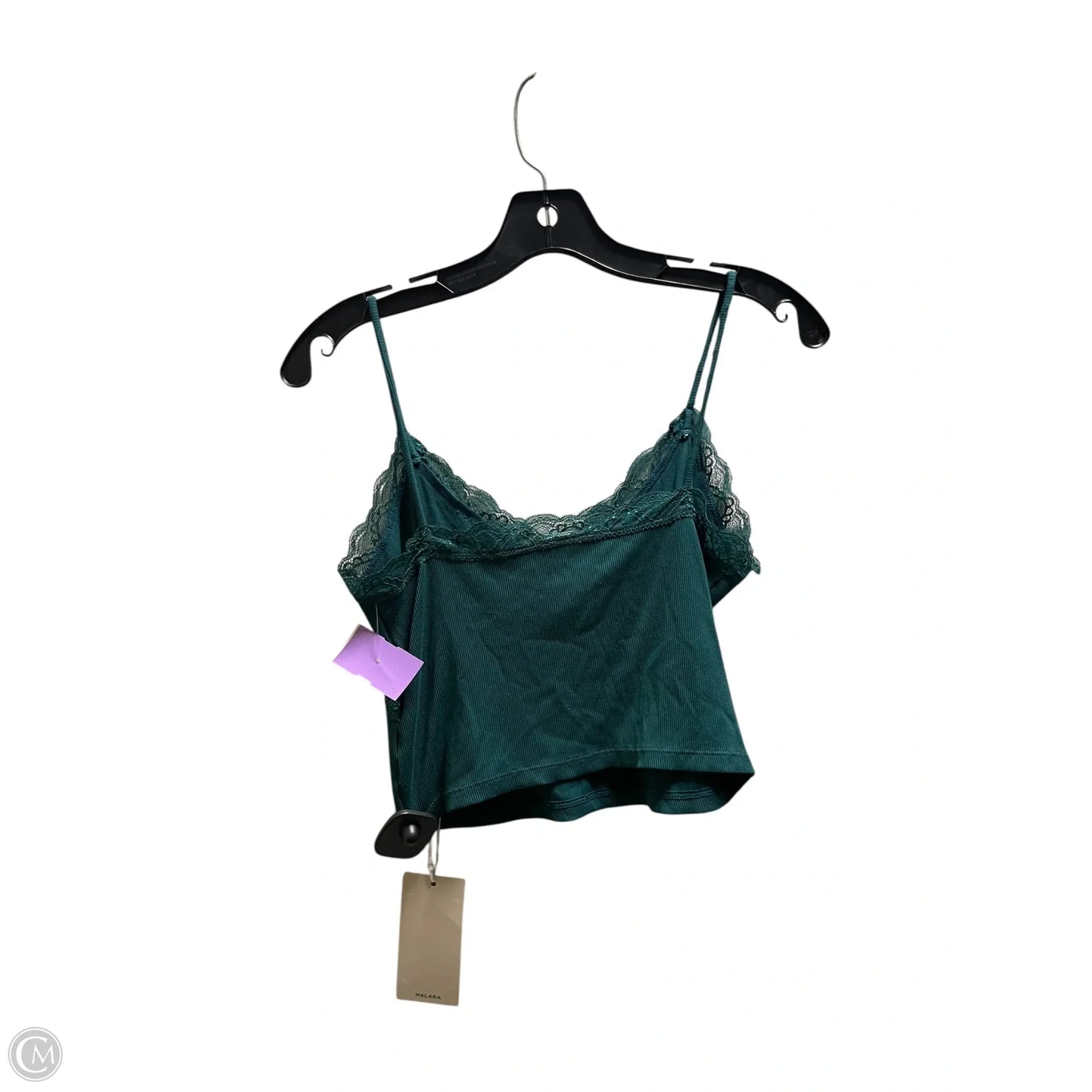 Top Sleeveless By Halara In Green, Size: M