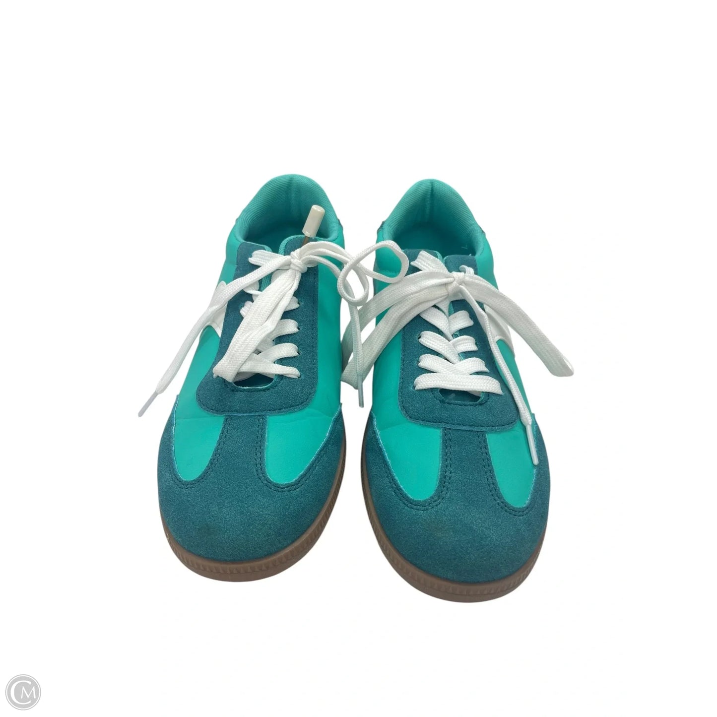 Shoes Sneakers By Clothes Mentor In Green, Size: 7