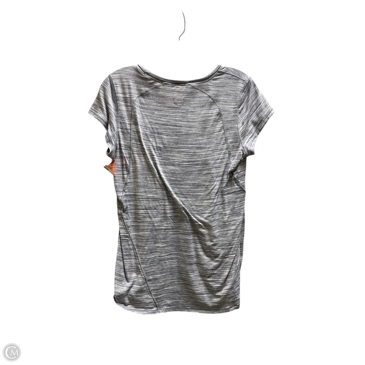 Top Short Sleeve By Lululemon In Grey, Size: 6