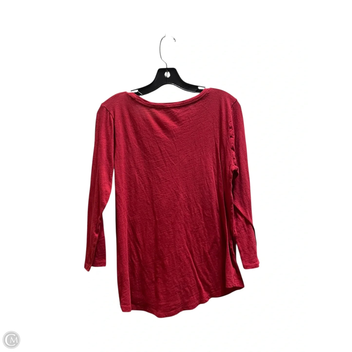 Top Long Sleeve By Lucky Brand In Red, Size: M