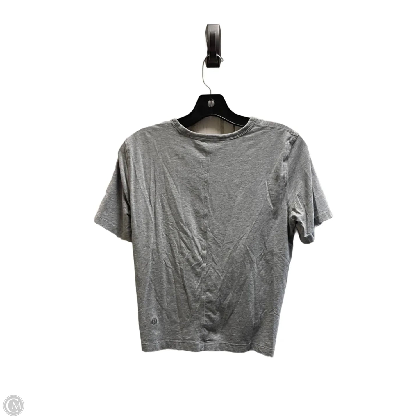 Top Short Sleeve By Lululemon In Grey