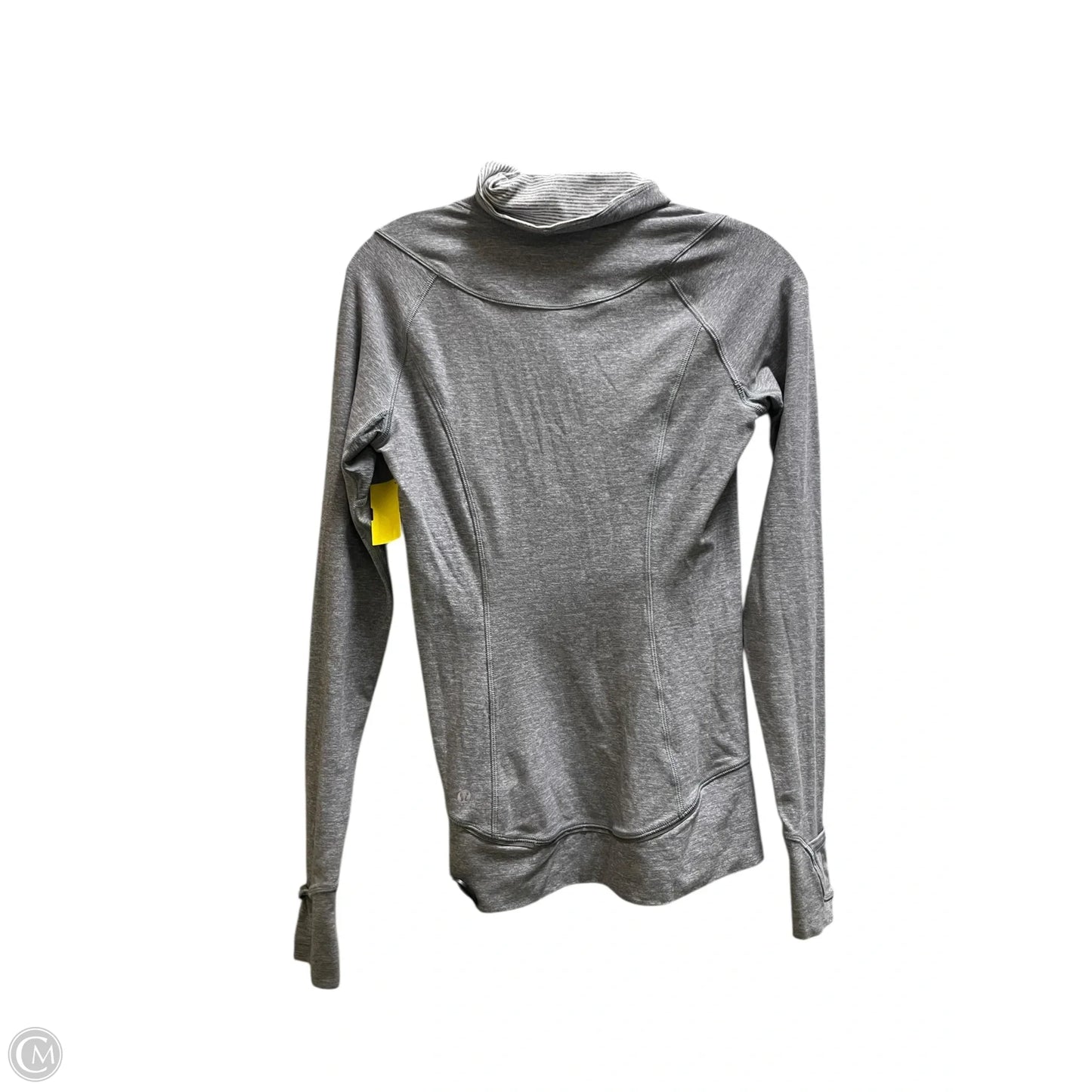 Athletic Sweatshirt Collar By Lululemon In Grey, Size: 6