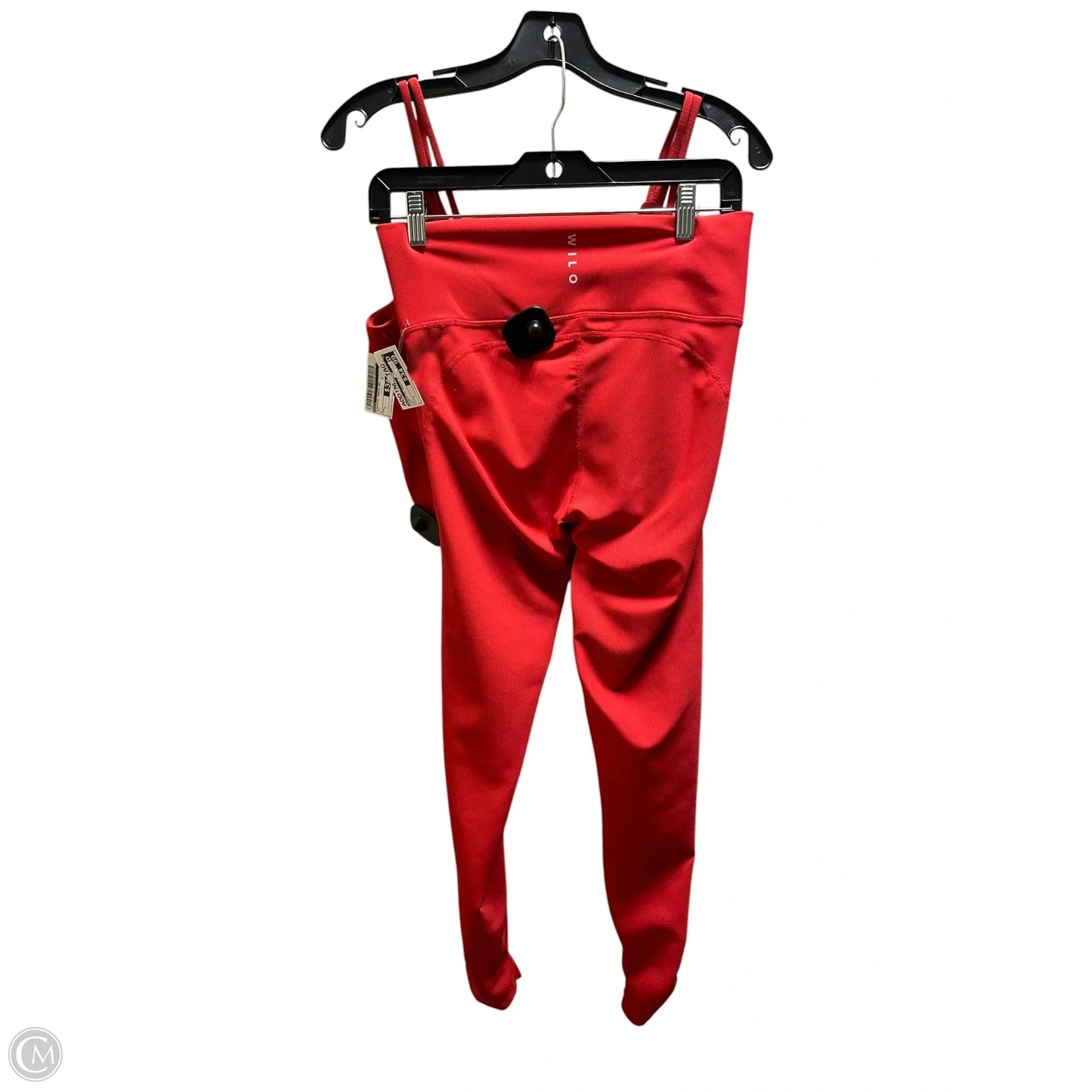 Athletic Pants 2pc By Wilo In Red, Size: L