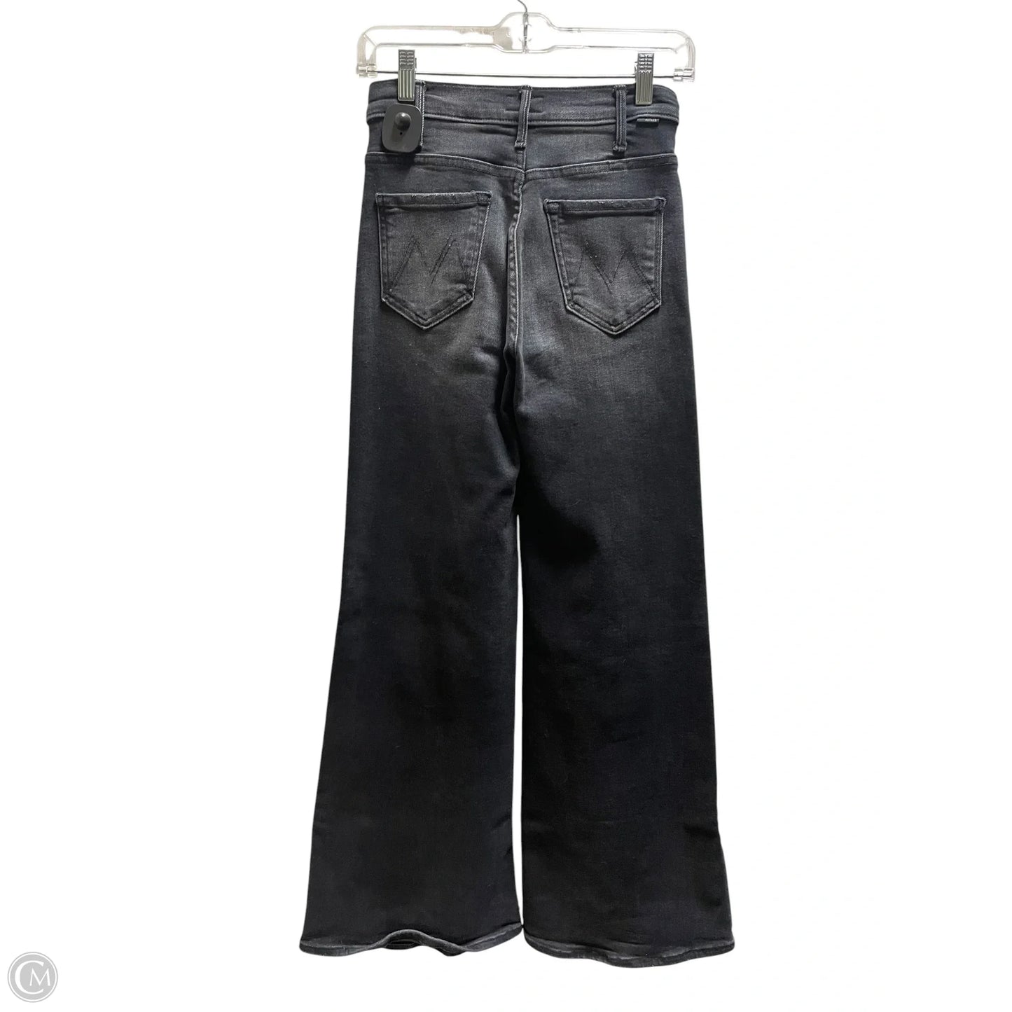 Jeans Boot Cut By Mother In Black Denim, Size: 0