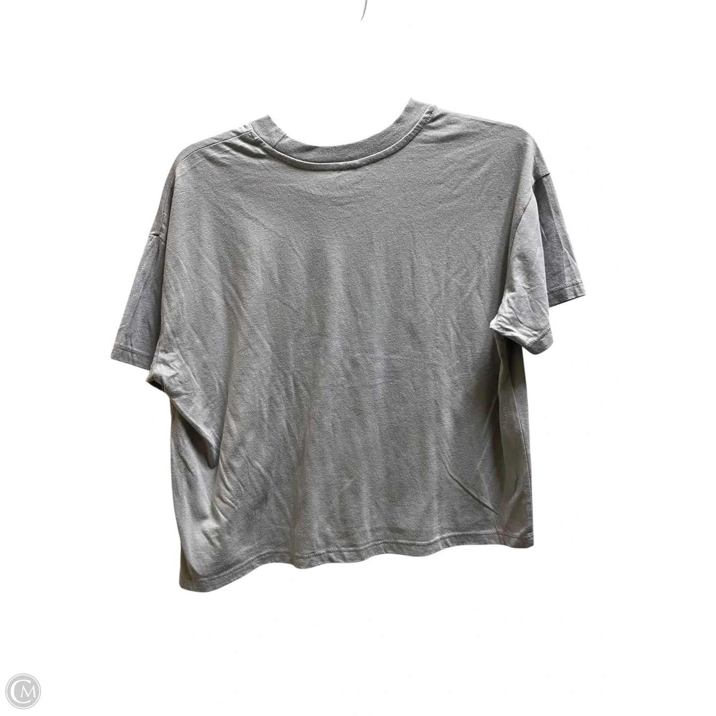 Top Short Sleeve By Clothes Mentor In Grey, Size: M