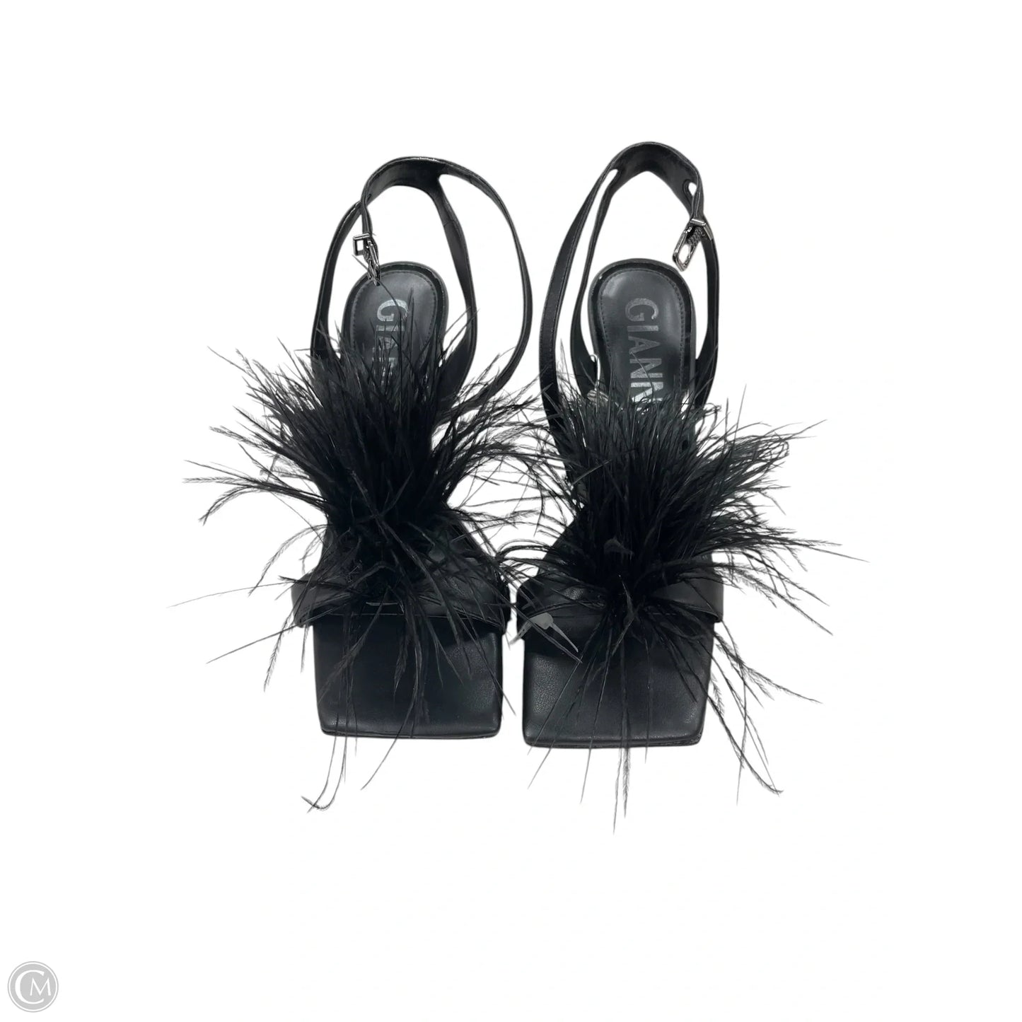Sandals Heels Kitten By Gianni Bini In Black, Size: 8