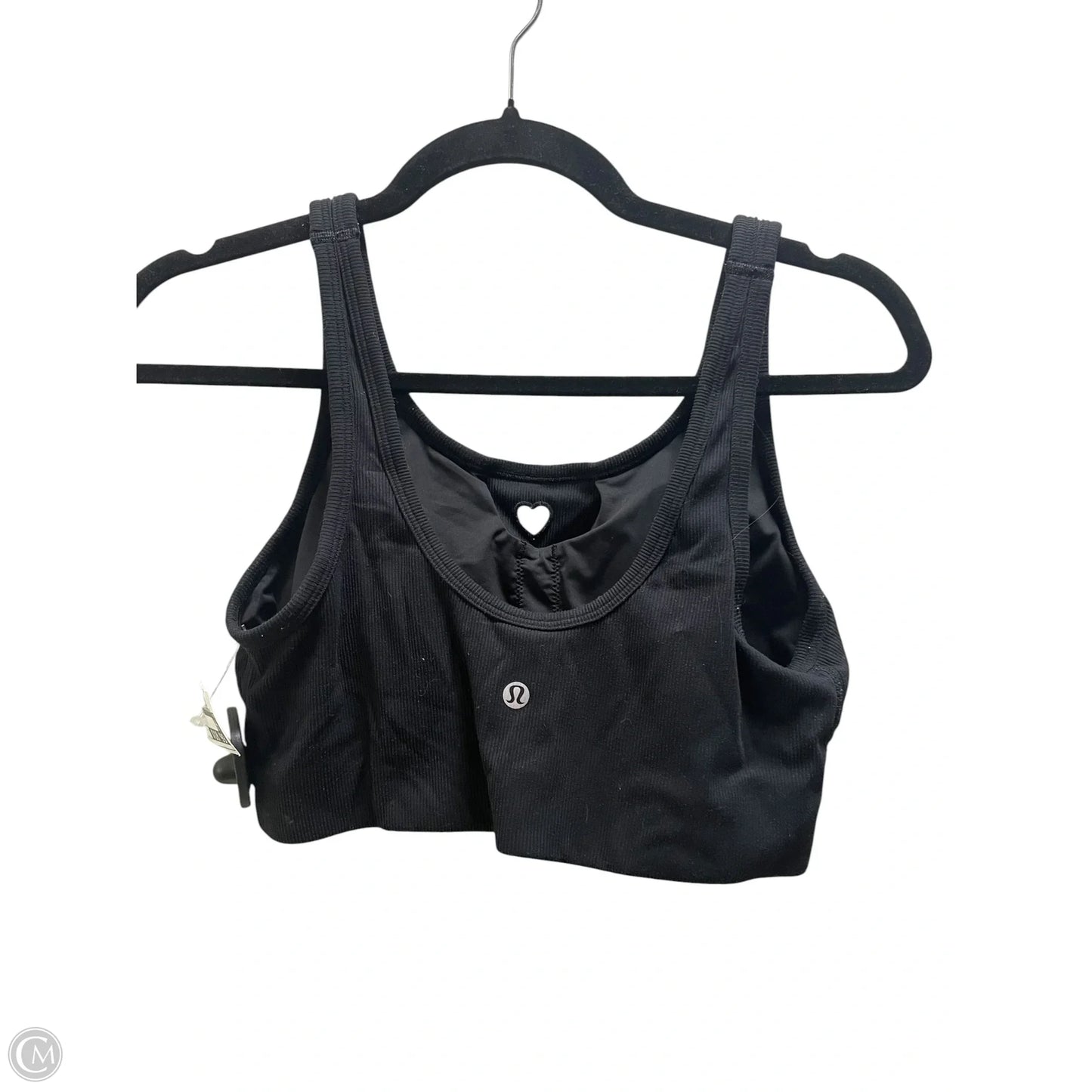 Athletic Bra By Lululemon In Black, Size: L