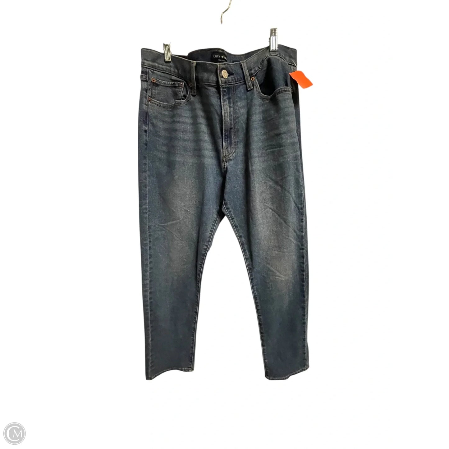 Jeans Skinny By Lucky Brand In Blue Denim, Size: 20