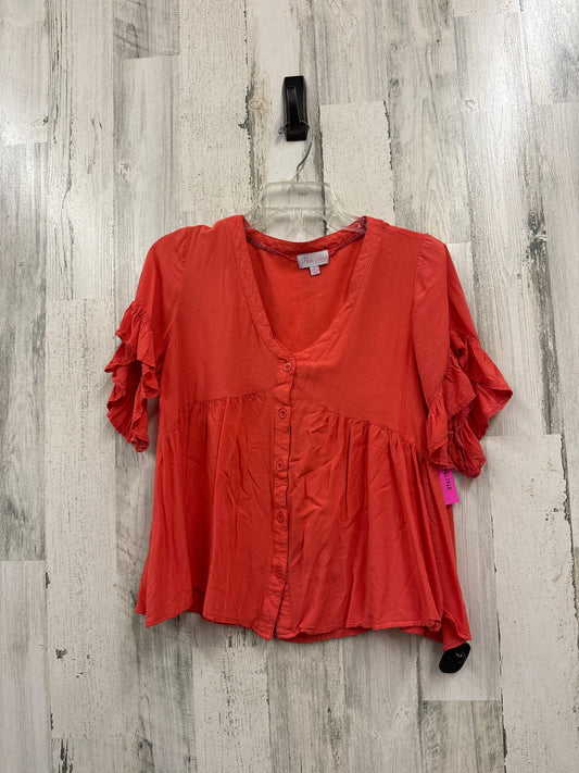 Top Short Sleeve By Pink Lily  Size: S