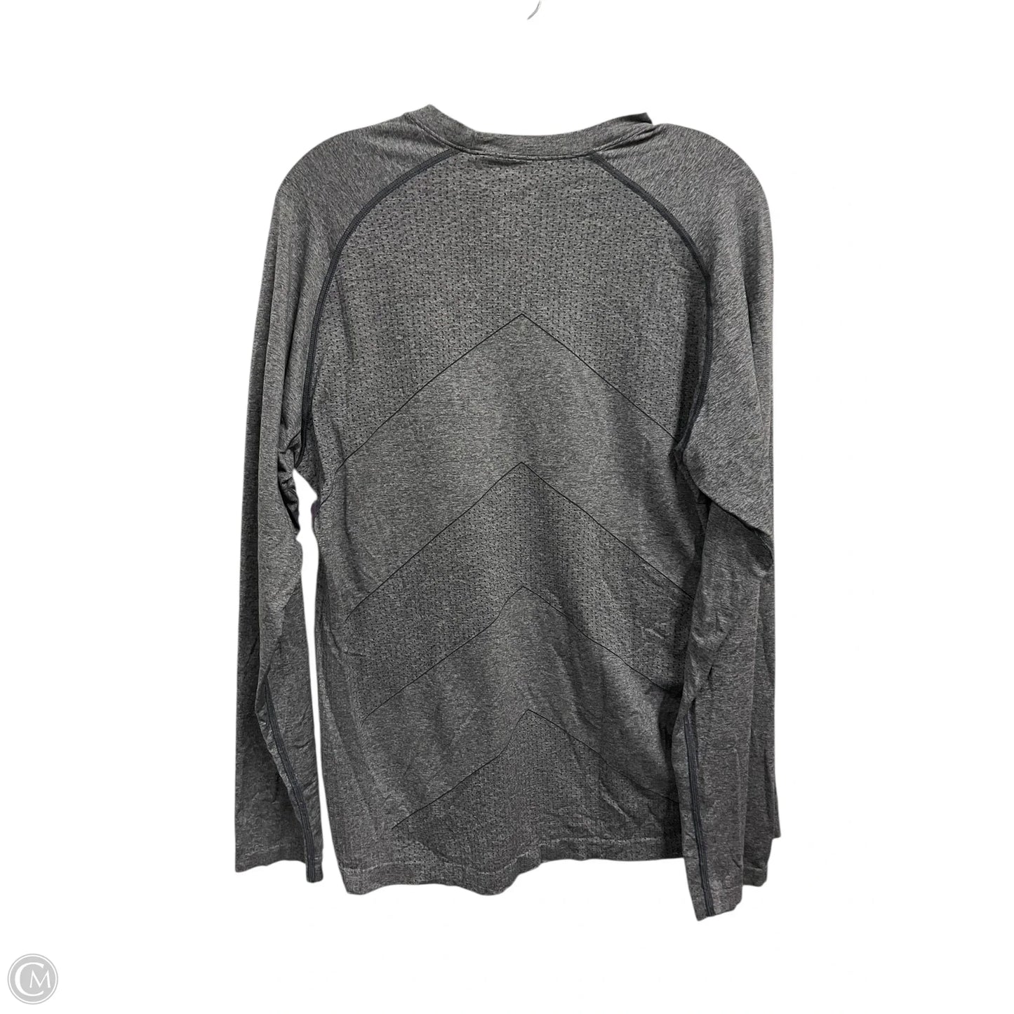 Athletic Top Long Sleeve Crewneck By Saucony In Grey, Size: L