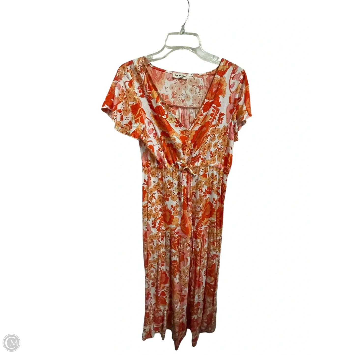 Dress Casual Maxi By Clothes Mentor In Orange, Size: Xs